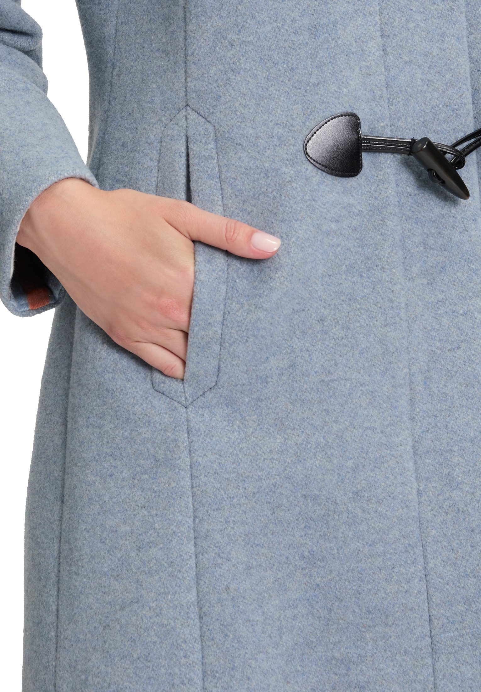 Gil Bret Dufflecoat mit Wolle und verdecktem Reissverschluss