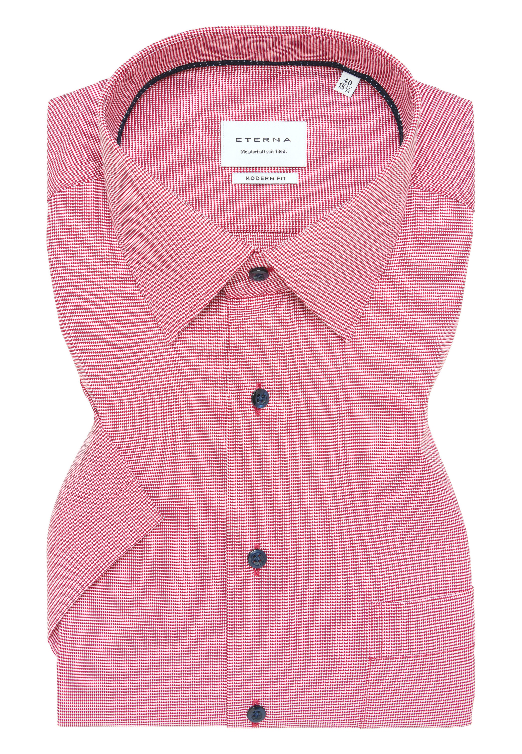Eterna Kurzarmhemd »MODERN FIT« NON IRON (bügelfrei)