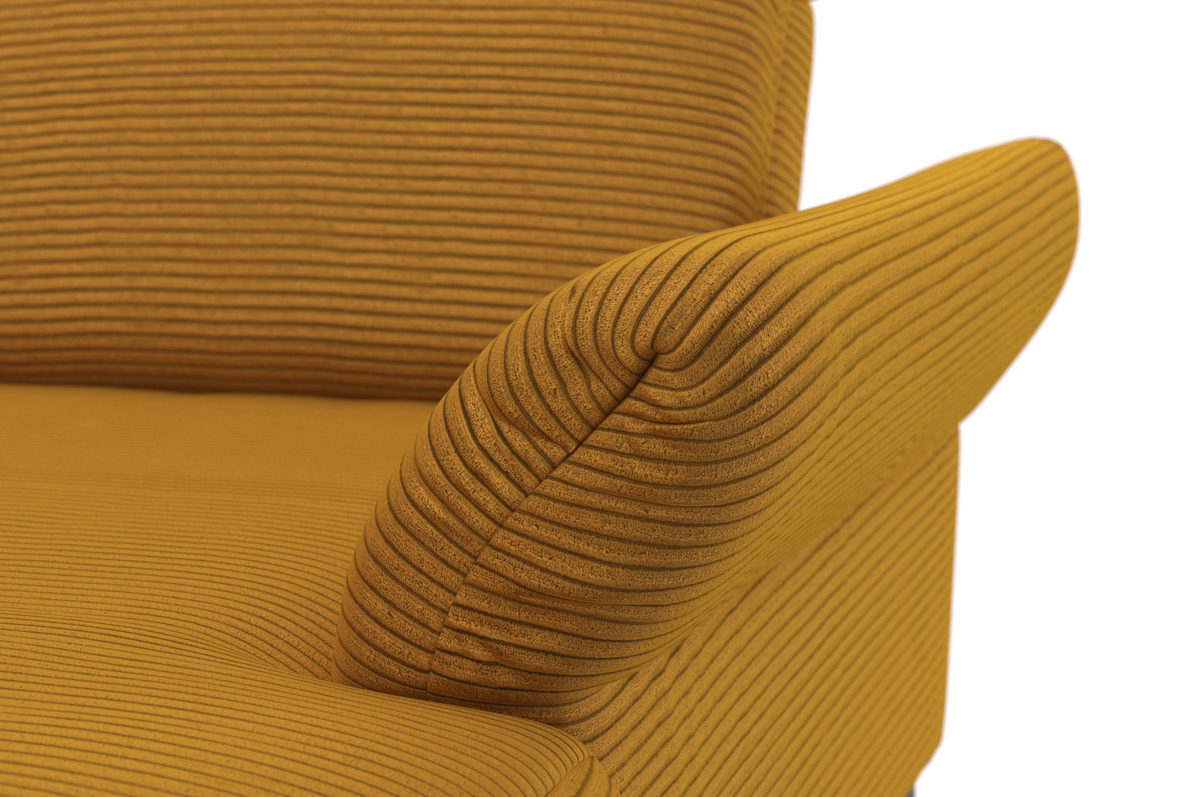 INOSIGN Wohnlandschaft »Coco U-Form«, Sitztiefen-, Arm- und Kopfteilverstellung, Cord-Bezug, Fusshöhe 15 cm