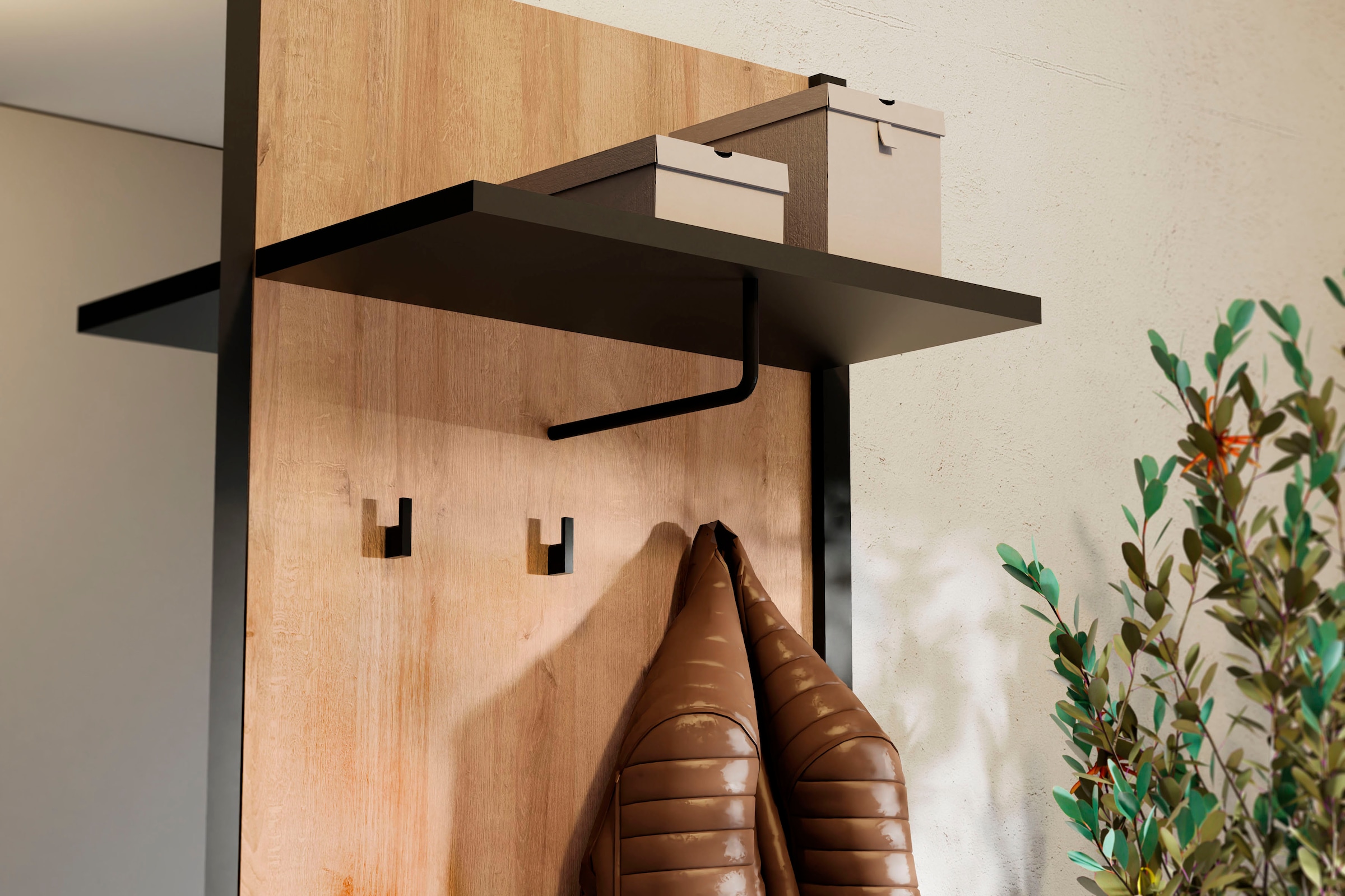 FORTE Kompaktgarderobe »High Rock« Breite 144,5 cm