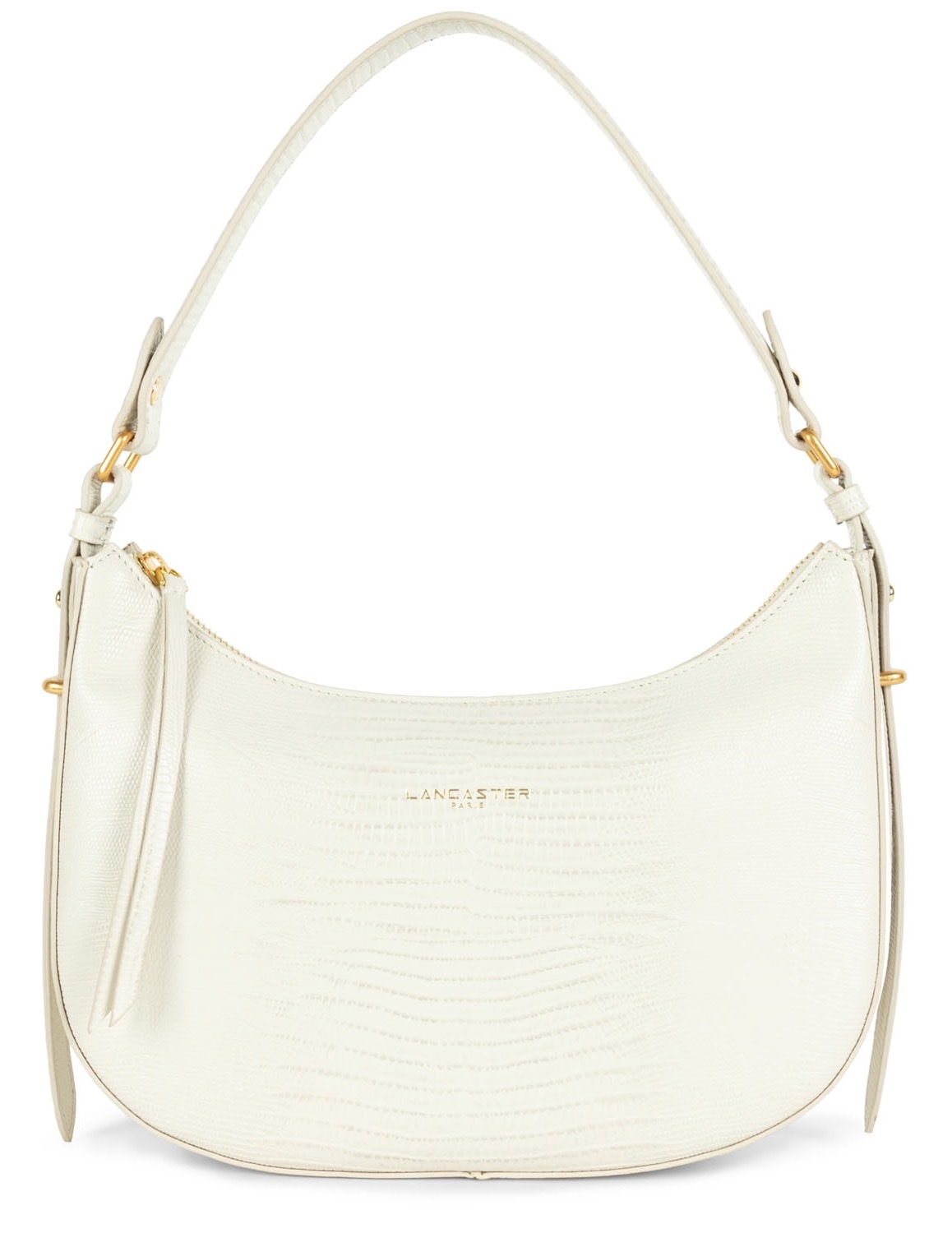 Image of LANCASTER Hobo »Exotic Lézard & Croco, Hobo bag M«, mit goldfarbenbarbenen Details bei Ackermann Versand Schweiz