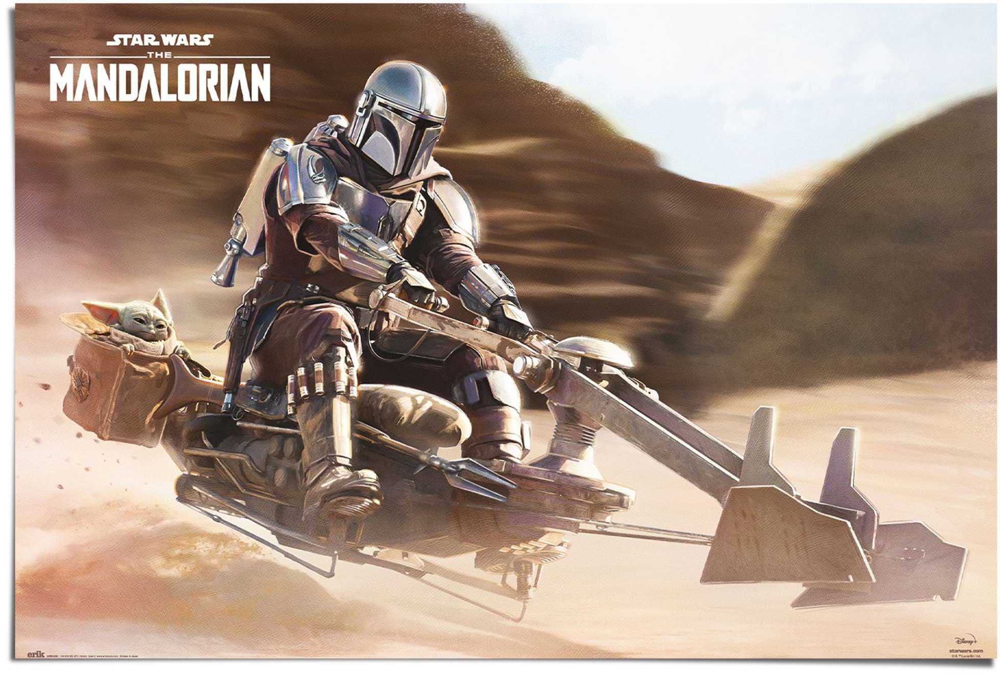 Image of Reinders! Poster »The Mandalorian - Speederbike« bei Ackermann Versand Schweiz
