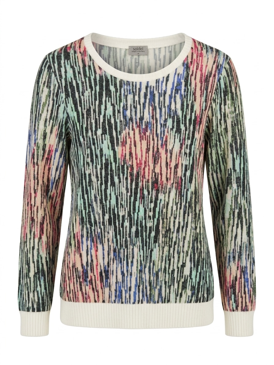 Seidel Moden Strickpullover in gemusterter Optik - MADE IN GERMANY