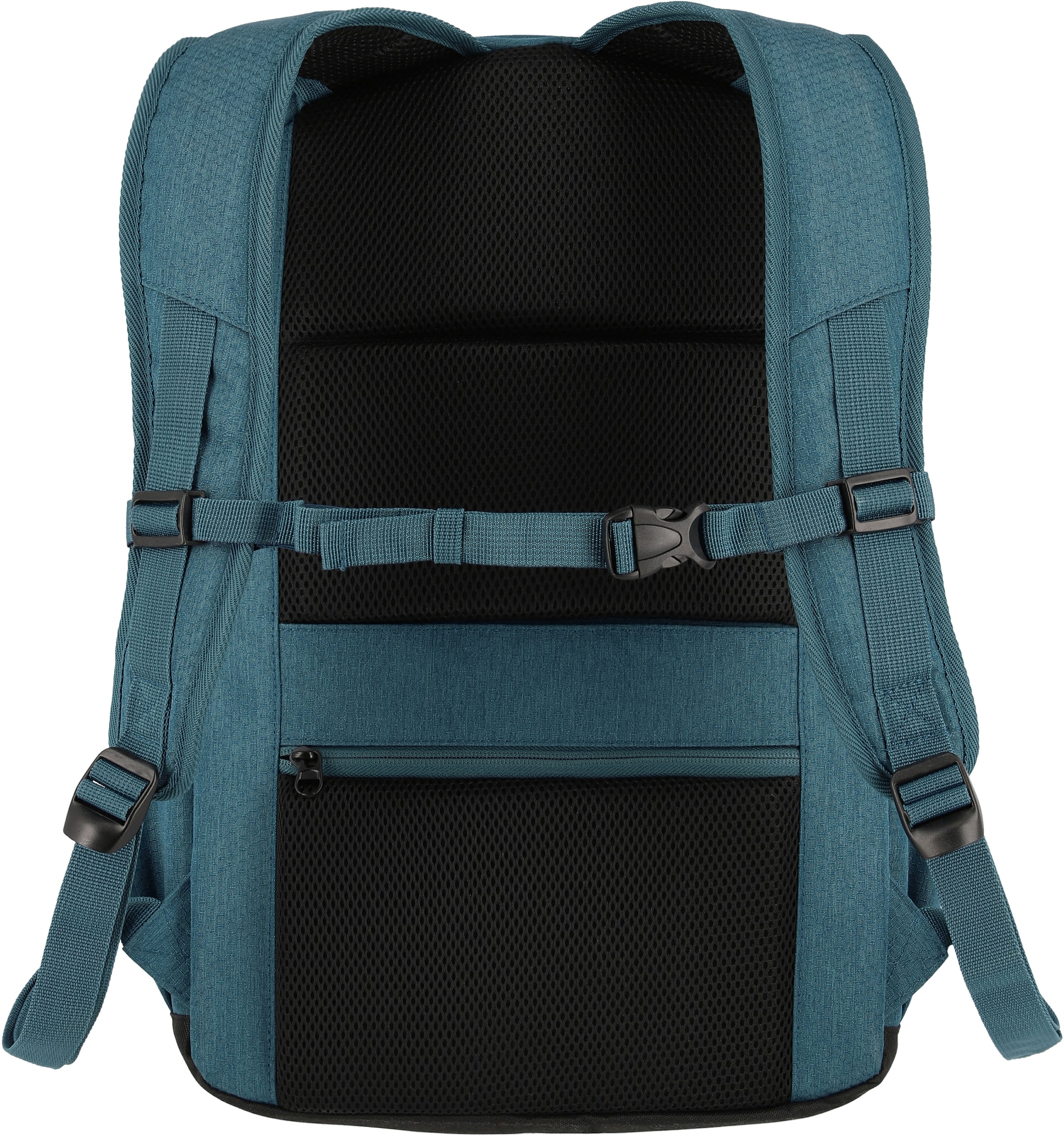 travelite Laptoprucksack »Kick Off L, 45 cm, petrol«, Freizeitrucksack Arbeitsrucksack Schulrucksack Reiserucksack