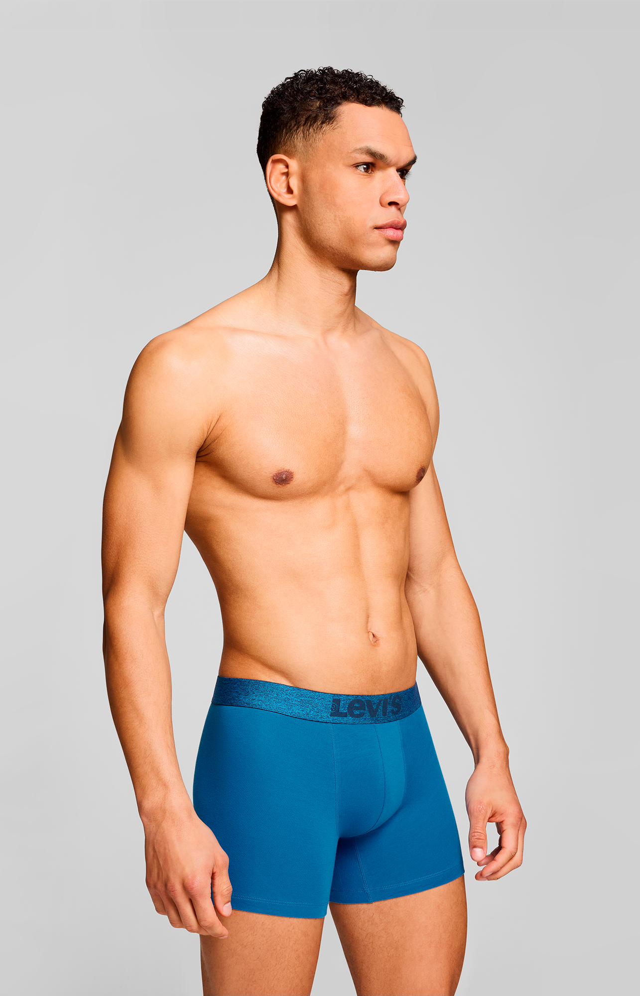 Levi's® Boxershorts »LEVIS MEN MEL WB BOXER BRIEF ORG CO 2P«, (2er Pack), mit breitem Logobund
