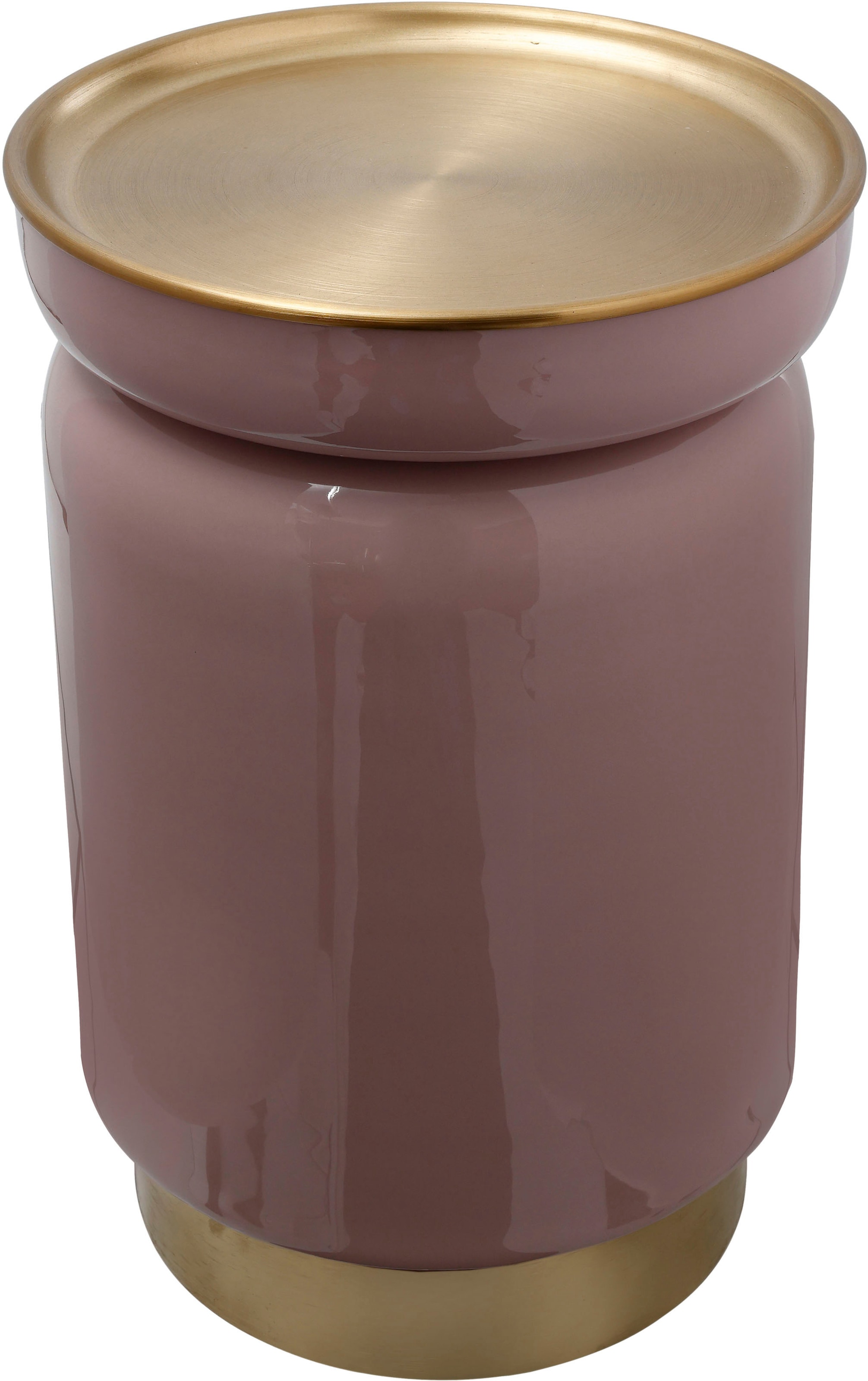 Image of Kayoom Beistelltisch "Art Deco 175, Abstelltisch aus Metall,funktional und stabil" 1 Stk. tlg. Stilvoll, glanzvolle Lackierung, Tischplatte in Tablettform