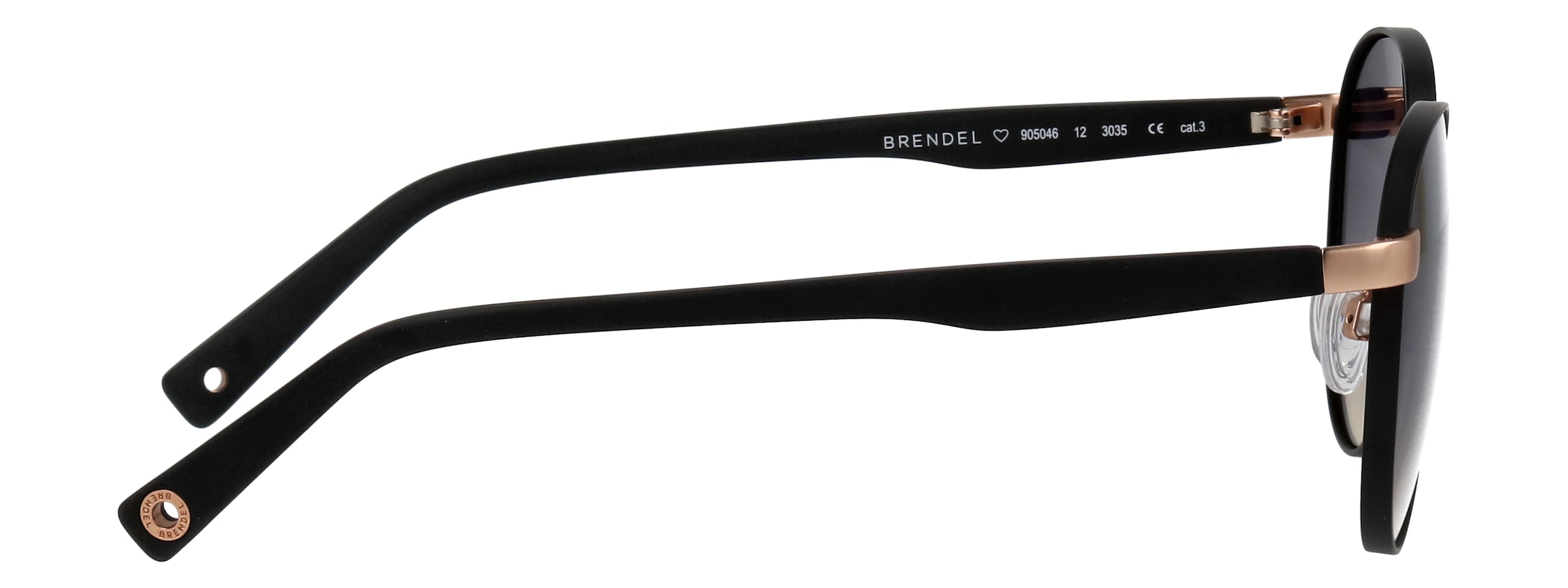 BRENDEL eyewear Lunettes de soleil pont simple couleur or