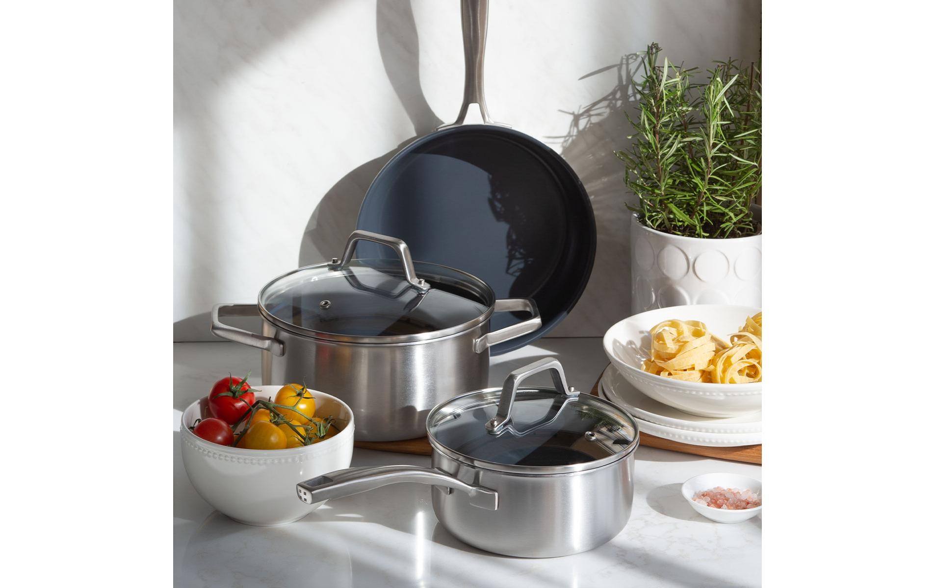   Kochtopf »Lunasol Sirius Terra Multi-Layer Ø 18 cm, H: 11 cm« Aluminium