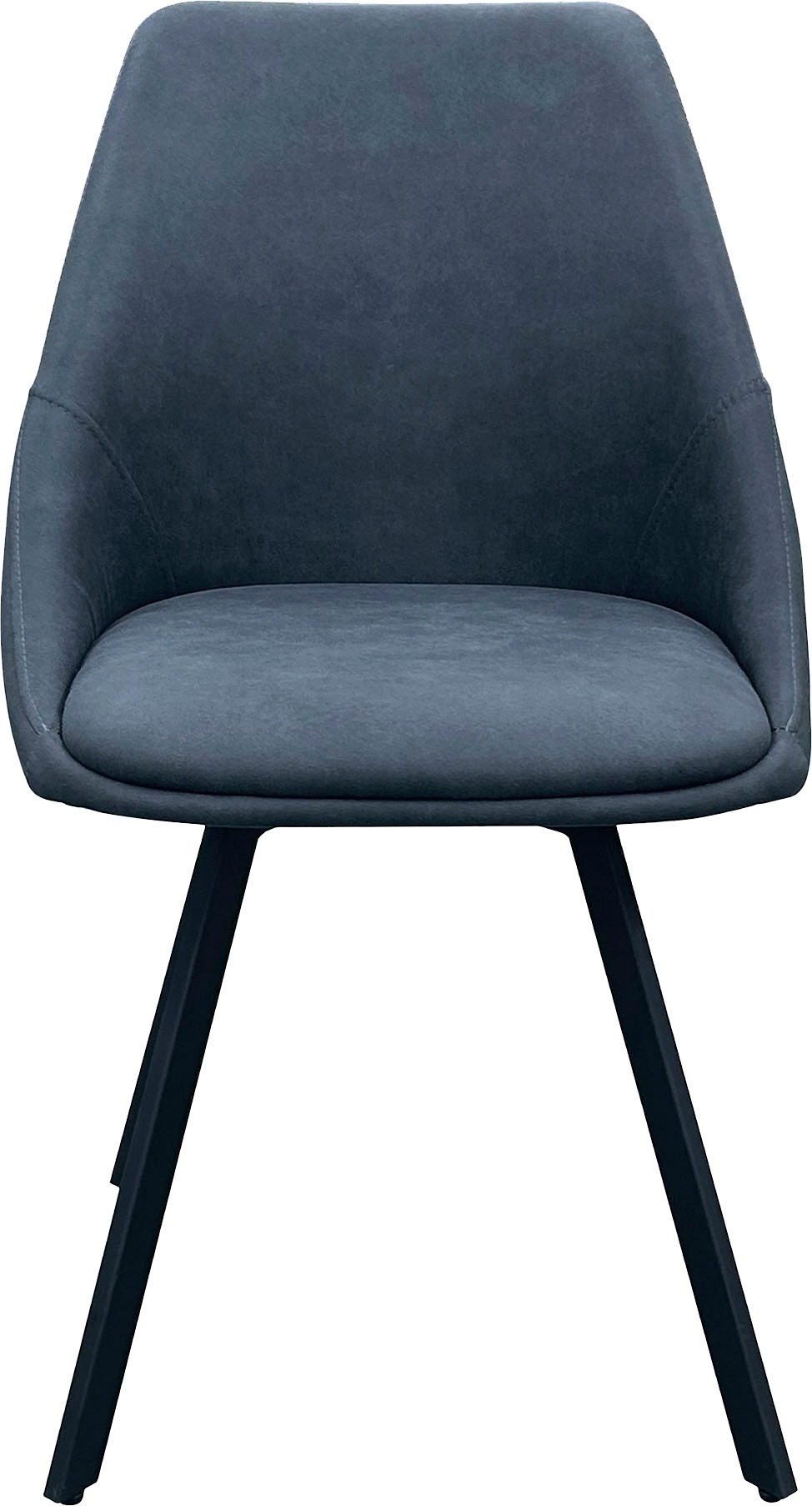 byLIVING Esszimmerstuhl »Jasper (2er-Set)«, (Set), Sitzschale 360°drehbar, Metall schwarz, Küchenstuhl, diverse Bezüge
