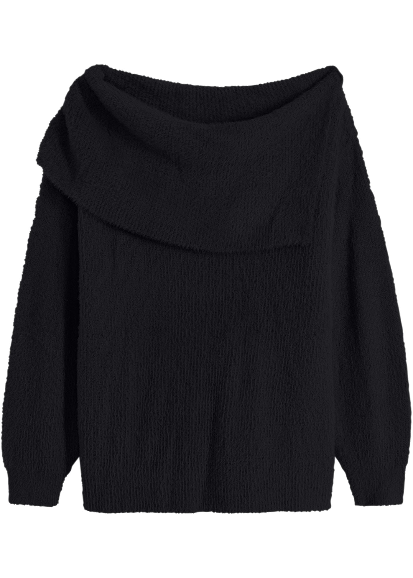 bonprix Pull en tricot aus Polyamid, Viskose und Polyester, lässig geschnittene Passform