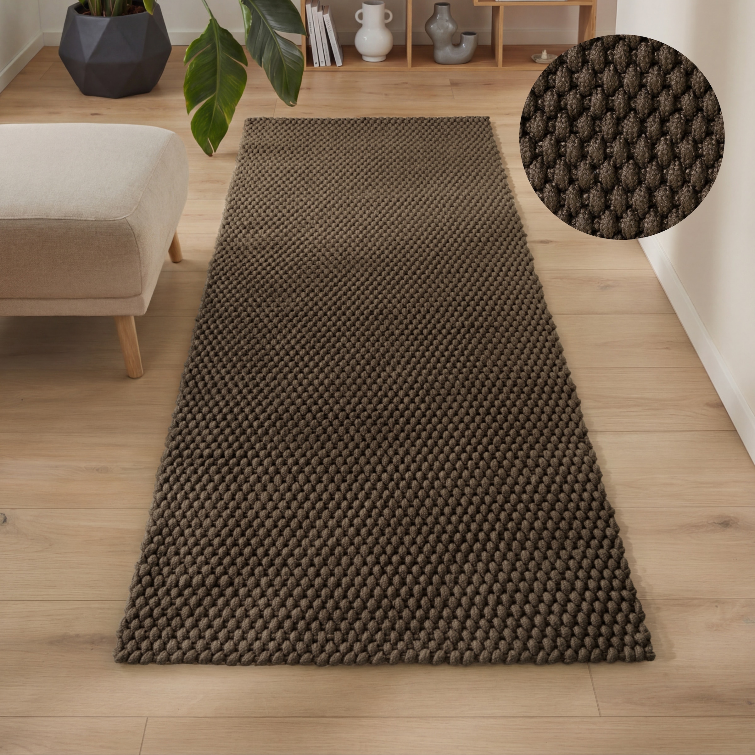 Ted Baker Tapis »Rope« Rectangulaire 15 mm Höhe Handgemacht, Boho, Outdoor, Seil-Struktur, Rope, Wohnzimmer