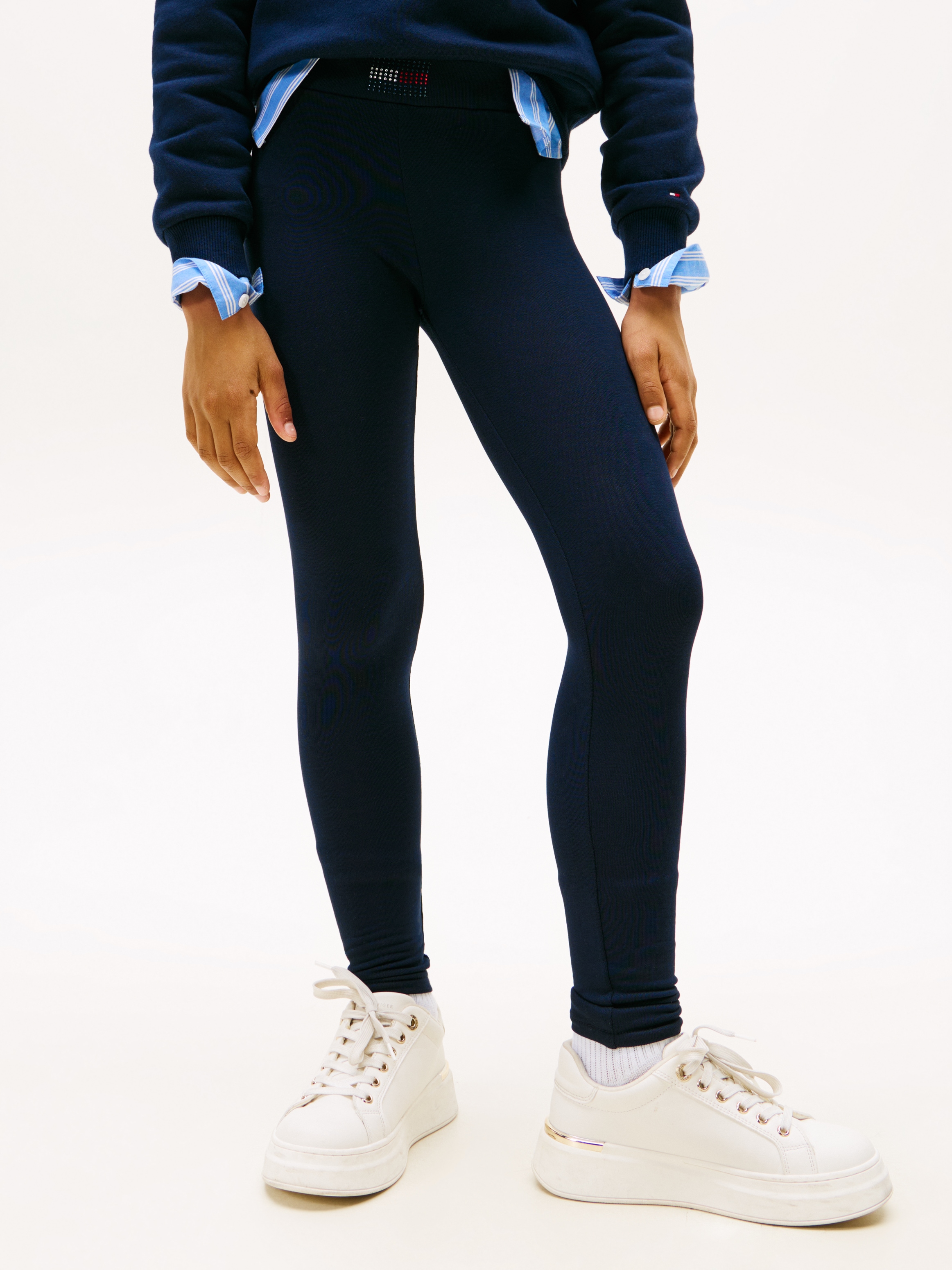Image of Tommy Hilfiger Leggings "RHINE STONE LEGGING" Kinder bis 16 Jahre