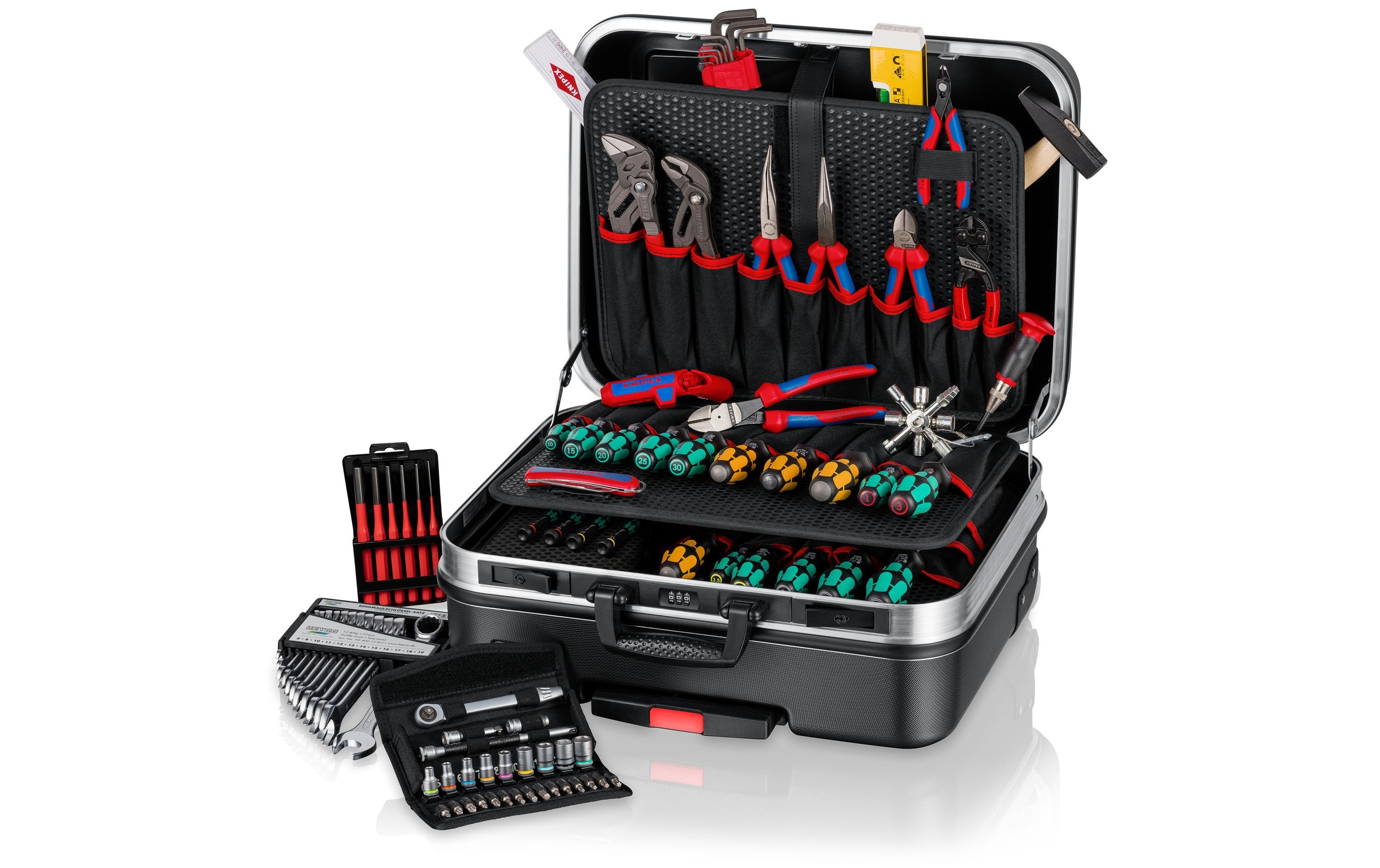 Image of Knipex Werkzeugkoffer "BIG Basic Move Mechanik, 90-teilig"