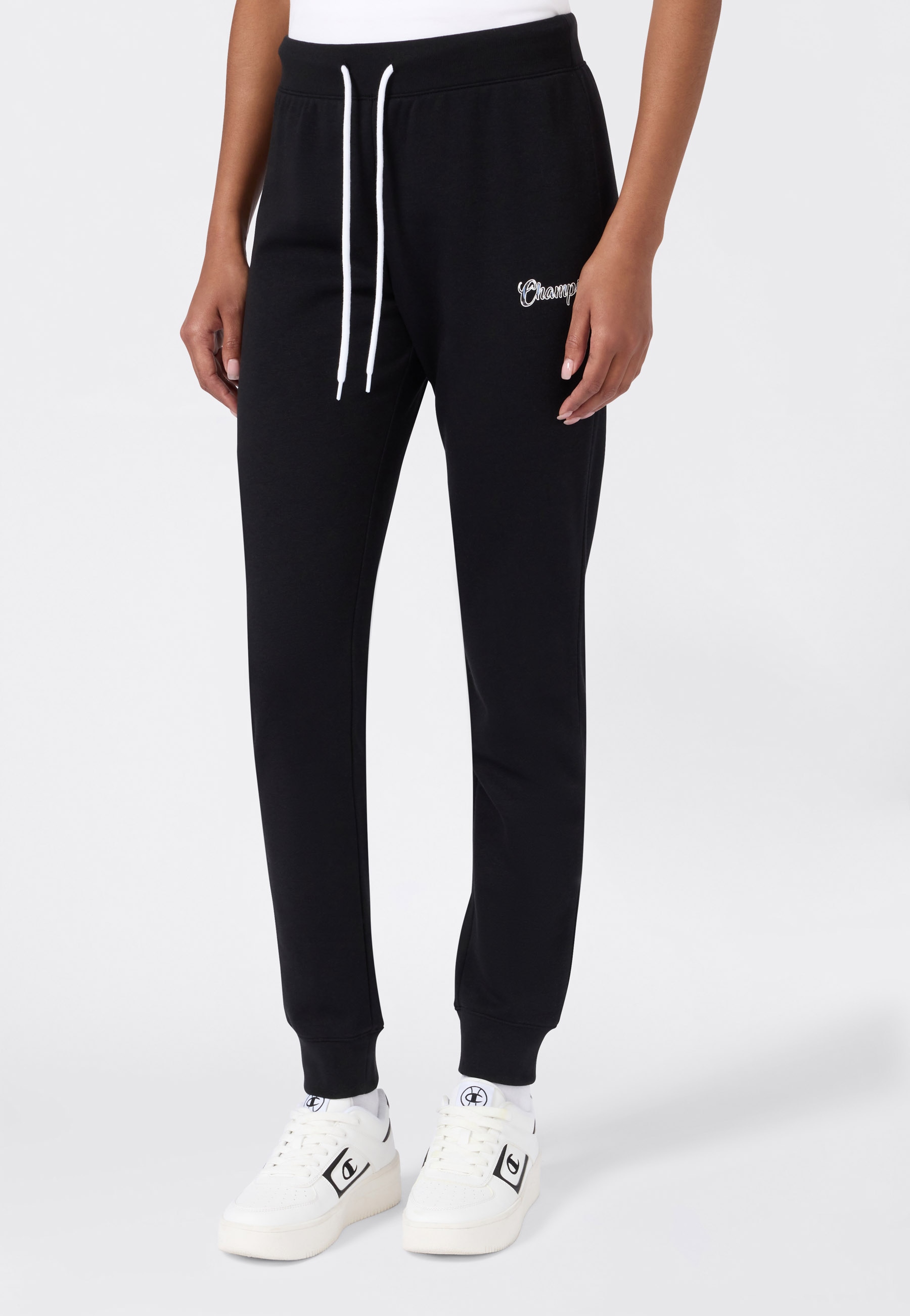 Image of Champion Jogginghose "Graphic Rib Cuff Pants" für Erwachsene, aus Baumwolle und Polyester