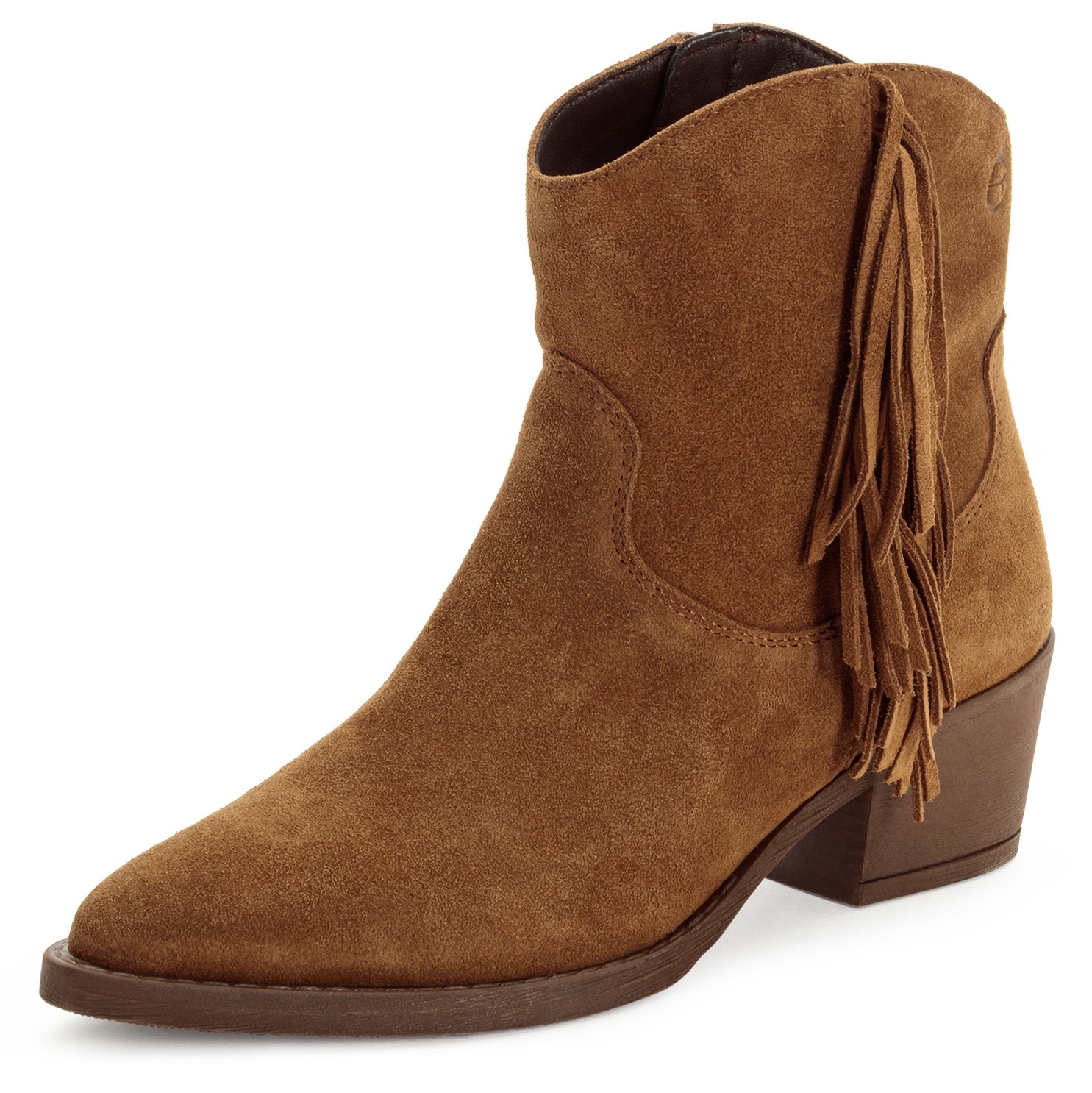 Image of Tamaris Westernstiefelette Blockabsatz, Boots, Cowboystiefelette mit modischen Fransen