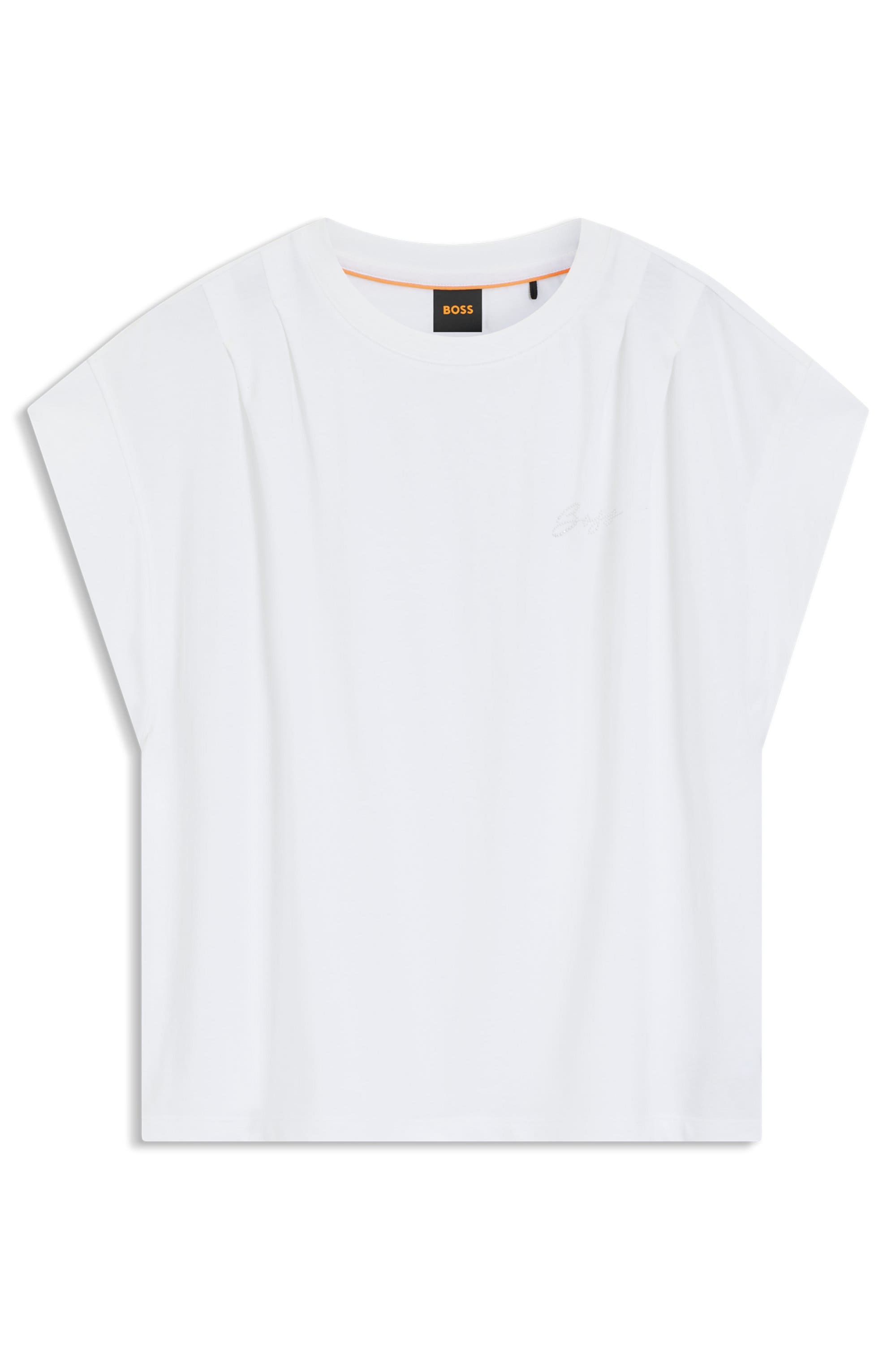 BOSS ORANGE T-Shirt »Ecolorado Premium Damenmode«, Relaxed Fit aus Baumwoll-Jersey