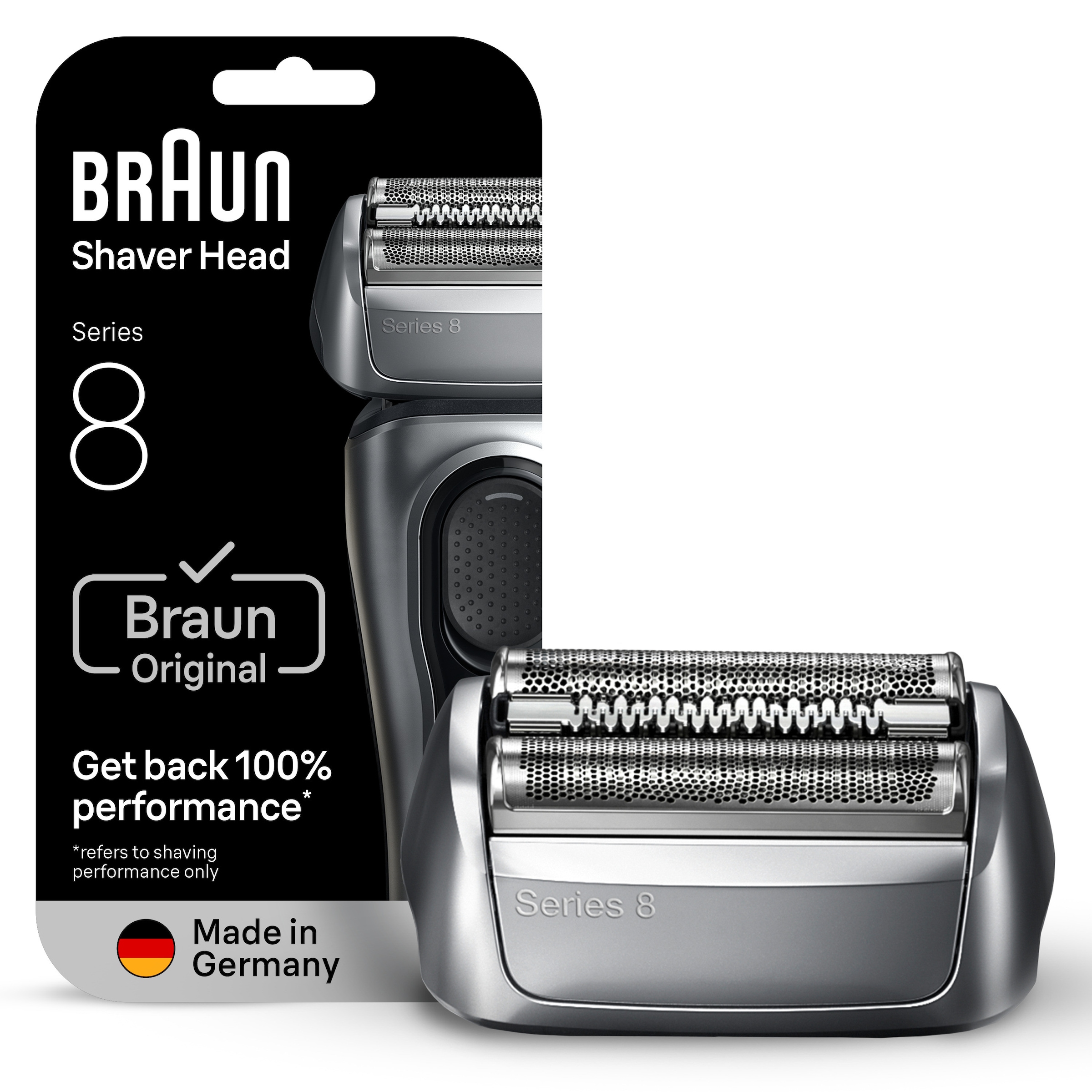 Image of Braun Ersatzscherkopf "Series 8 83M" Kompatibel mit allen Series 8 Rasierern, ORIGINAL vom Hersteller