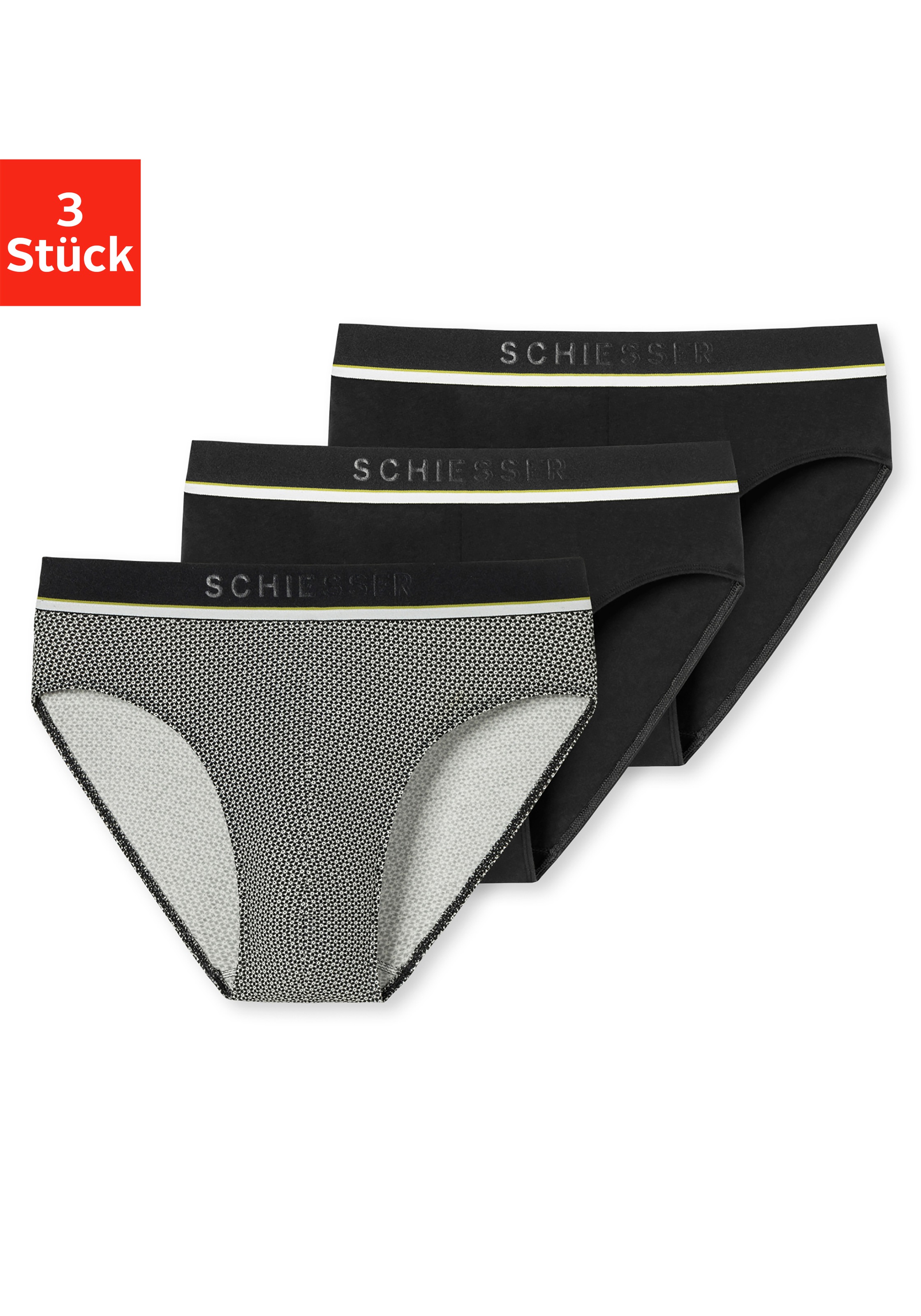 Image of Schiesser Slip, (3 St.), mit bequemen Webbund bei Ackermann Versand Schweiz