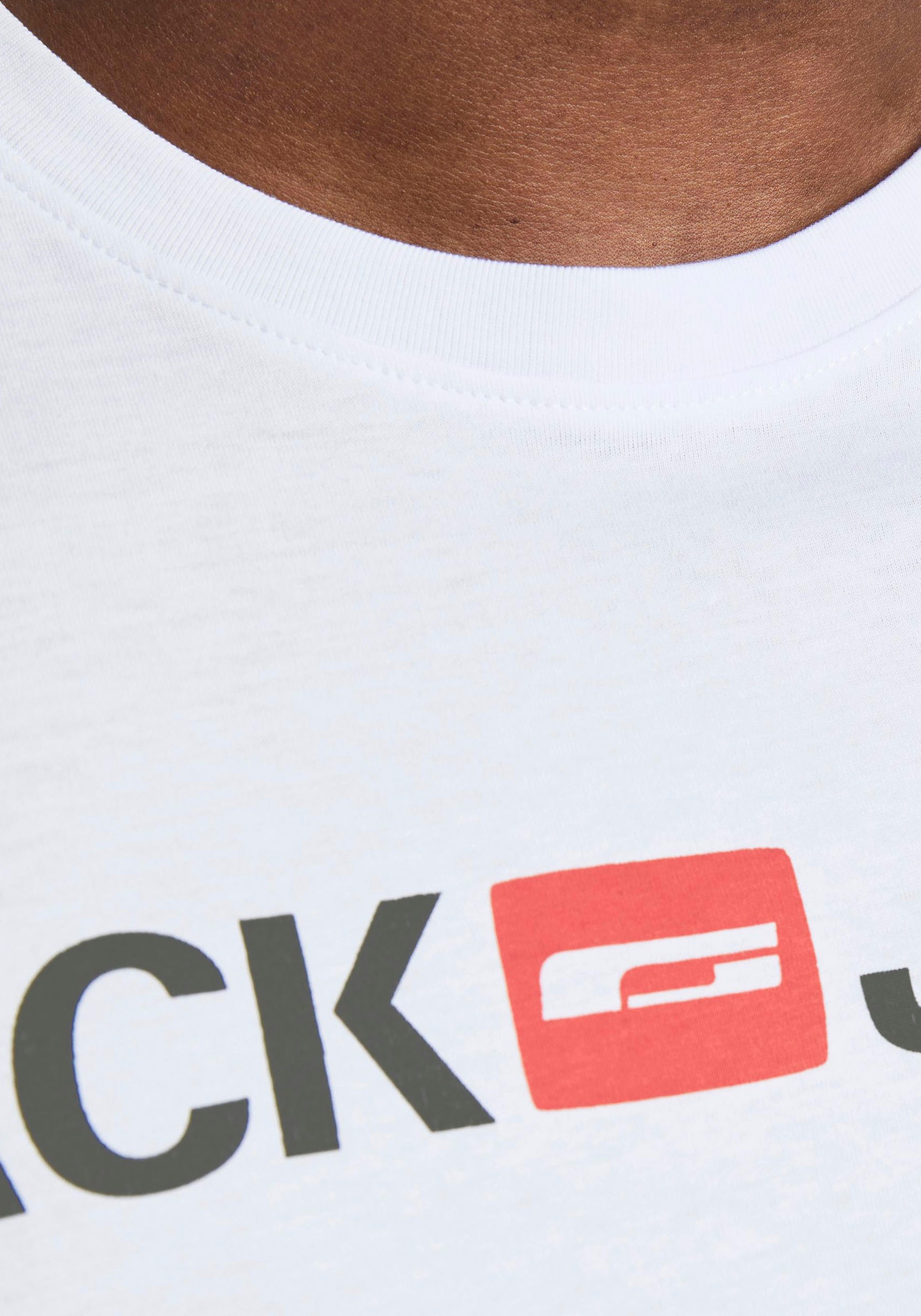 Jack & Jones PlusSize T-Shirt »CORP LOGO TEE«, bis Grösse 6XL
