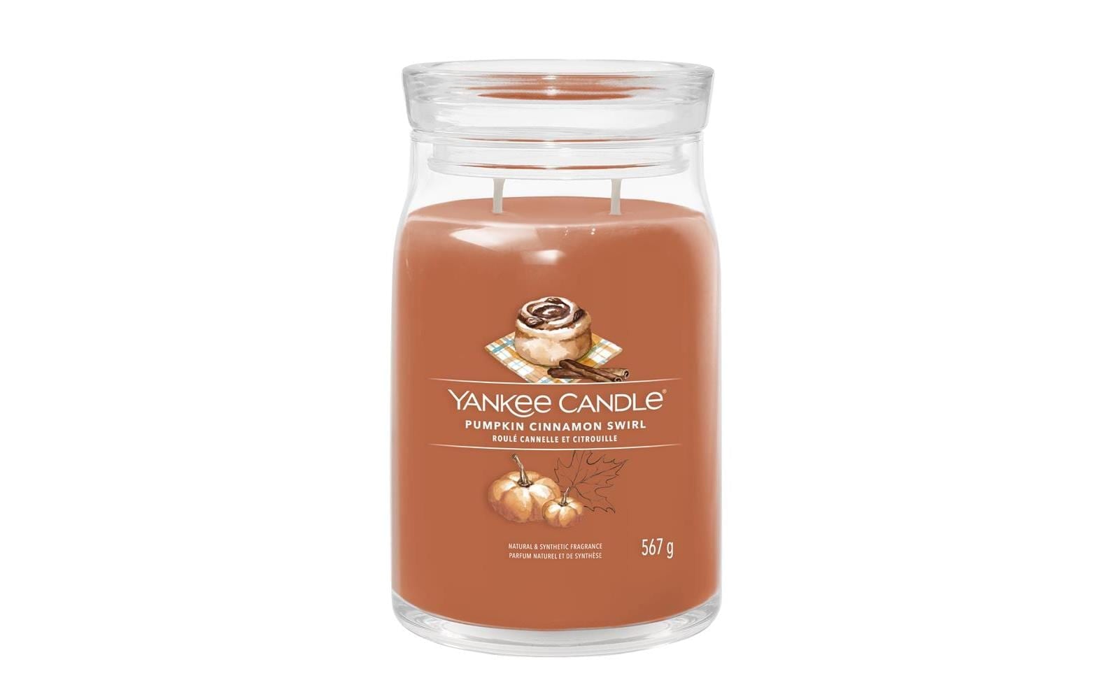 Duftkerze »Yankee Candle Signature Pumpkin Cinnamon Swirl Signature Large Jar«