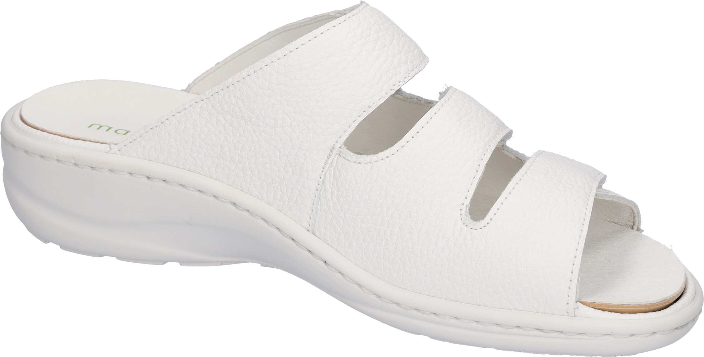 Waldläufer Pantolette »Heria«, Keilabsatz, Sommerschuh, Schlappen in Weite H, Klettverschlüsse