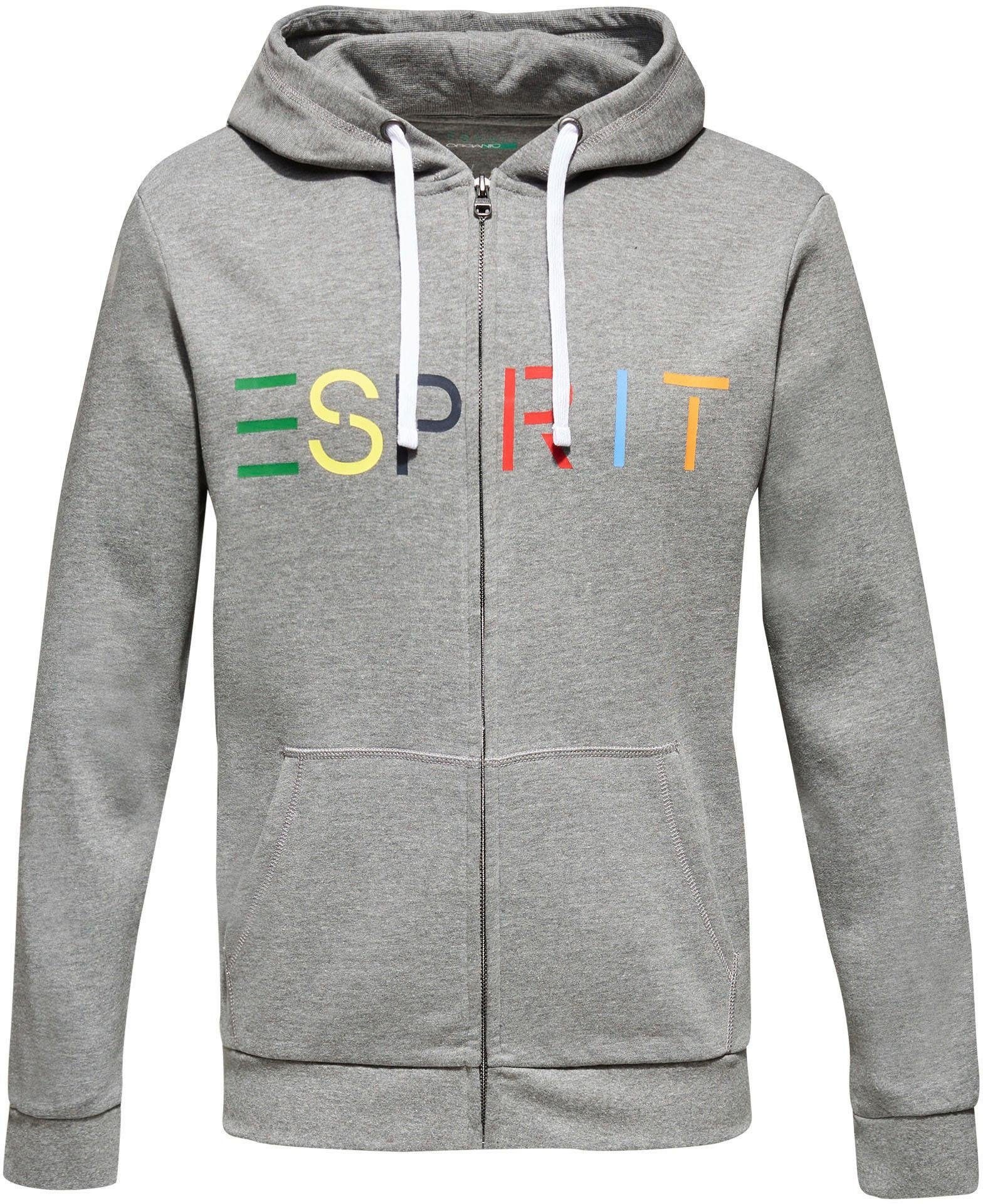 Image of Esprit Kapuzensweatjacke, mit buntem Frontprint bei Ackermann Versand Schweiz