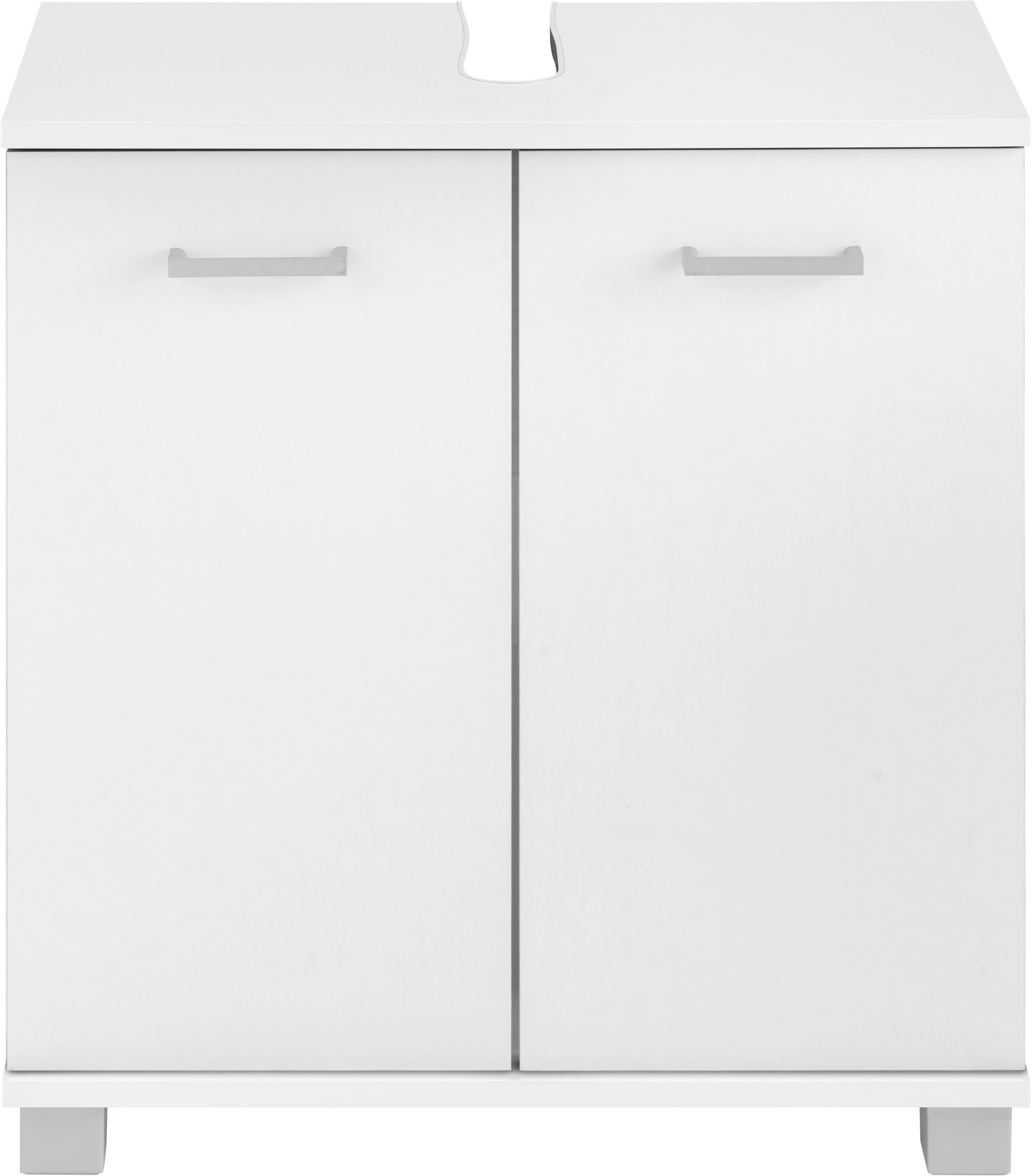 Schildmeyer Waschbeckenunterschrank "Mobes, Made in Germany" Breite/Höhe: 59,8/62,4 cm, Badschrank mit Doppeltür, Zwischenboden