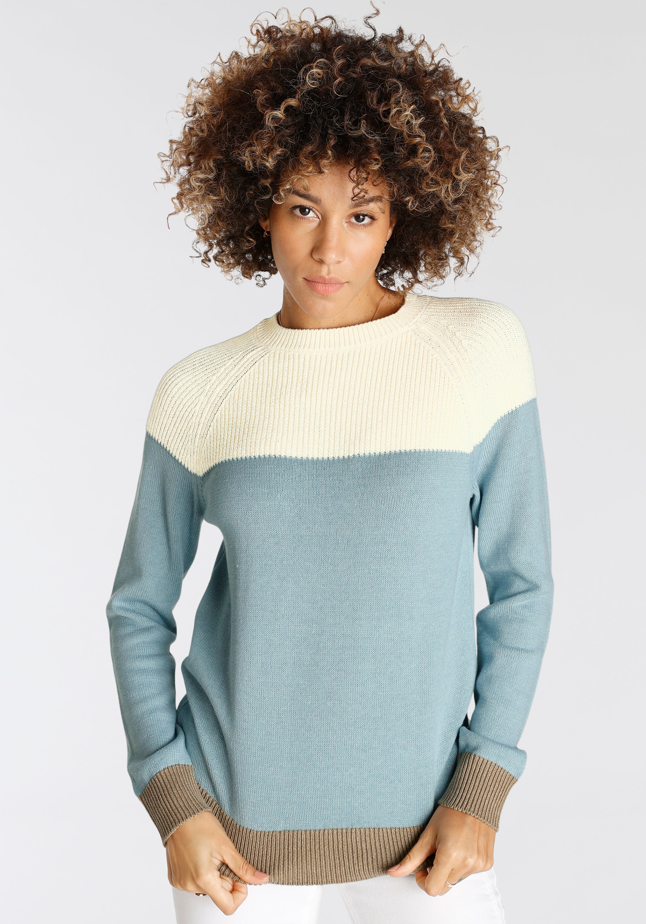 Image of Boysens Strickpullover in modischem Strick-Mix und Streifendesign