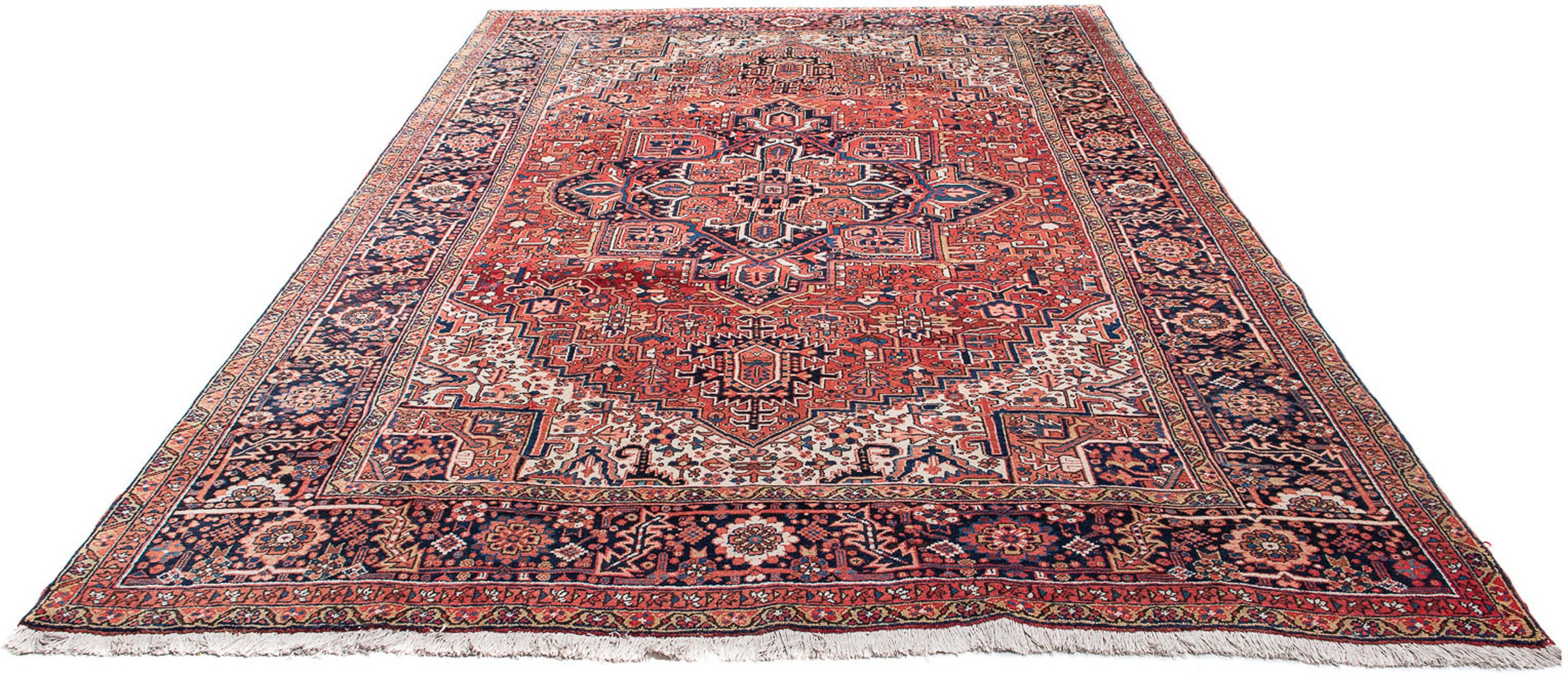 Image of morgenland Orientteppich »Perser - Nomadic - 386 x 262 cm - rost«, rechteckig, 10 mm Höhe, Wohnzimmer, Handgeknüpft, Einzelstück mit Zertifikat bei Ackermann Versand Schweiz