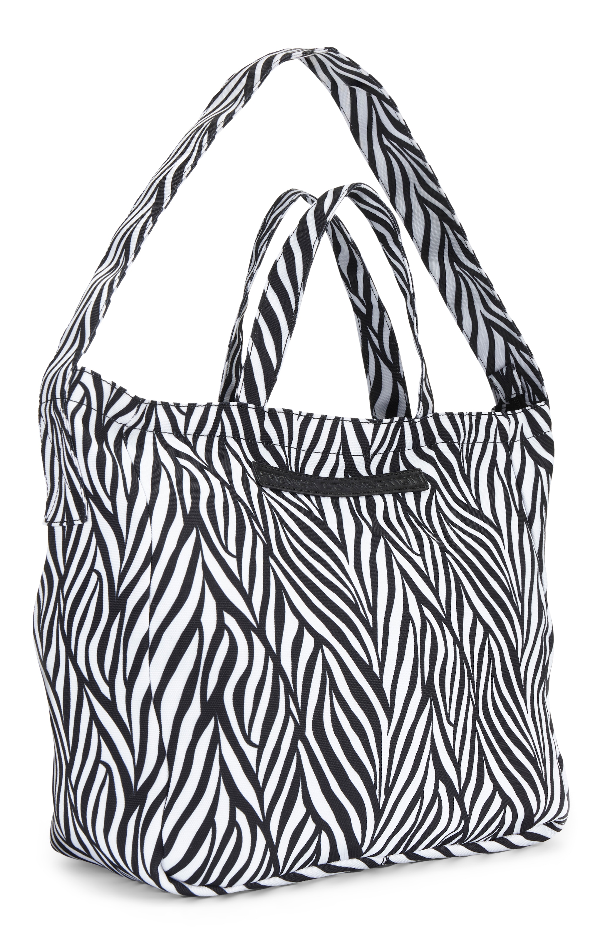 Image of French Connection Shopper "Strandtasche, Sommertasche, Badetasche" Schultertasche, Handtasche, Einkaufstasche, Tragetasche VEGAN
