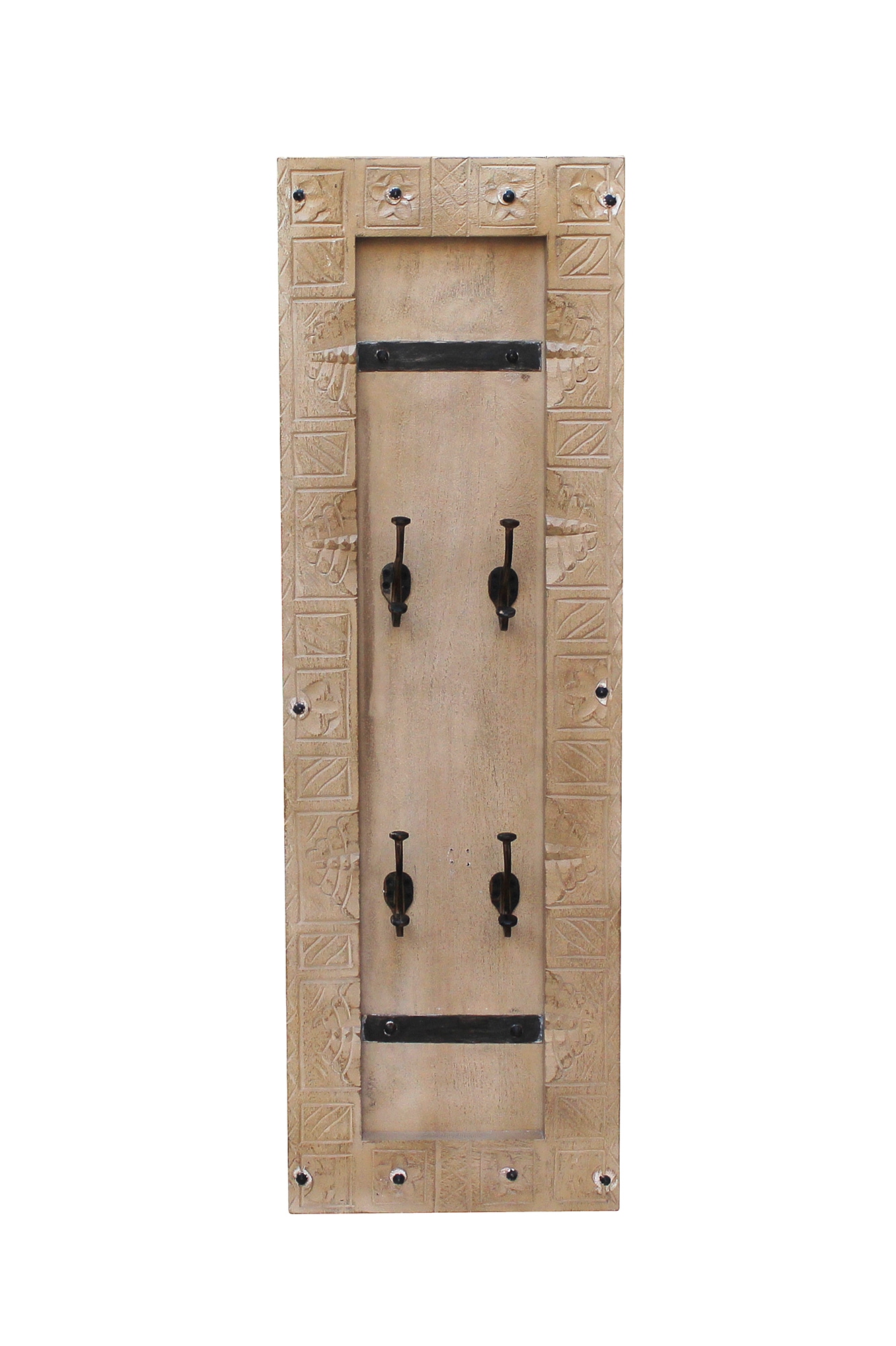 SIT Ensemble de vestiaires »Chennai 5-tlg. Flurmöbel-Set aus Mangoholz mit Schuhschränken« Ensemble, Set de lames de parquet, 5 cuis tlg.