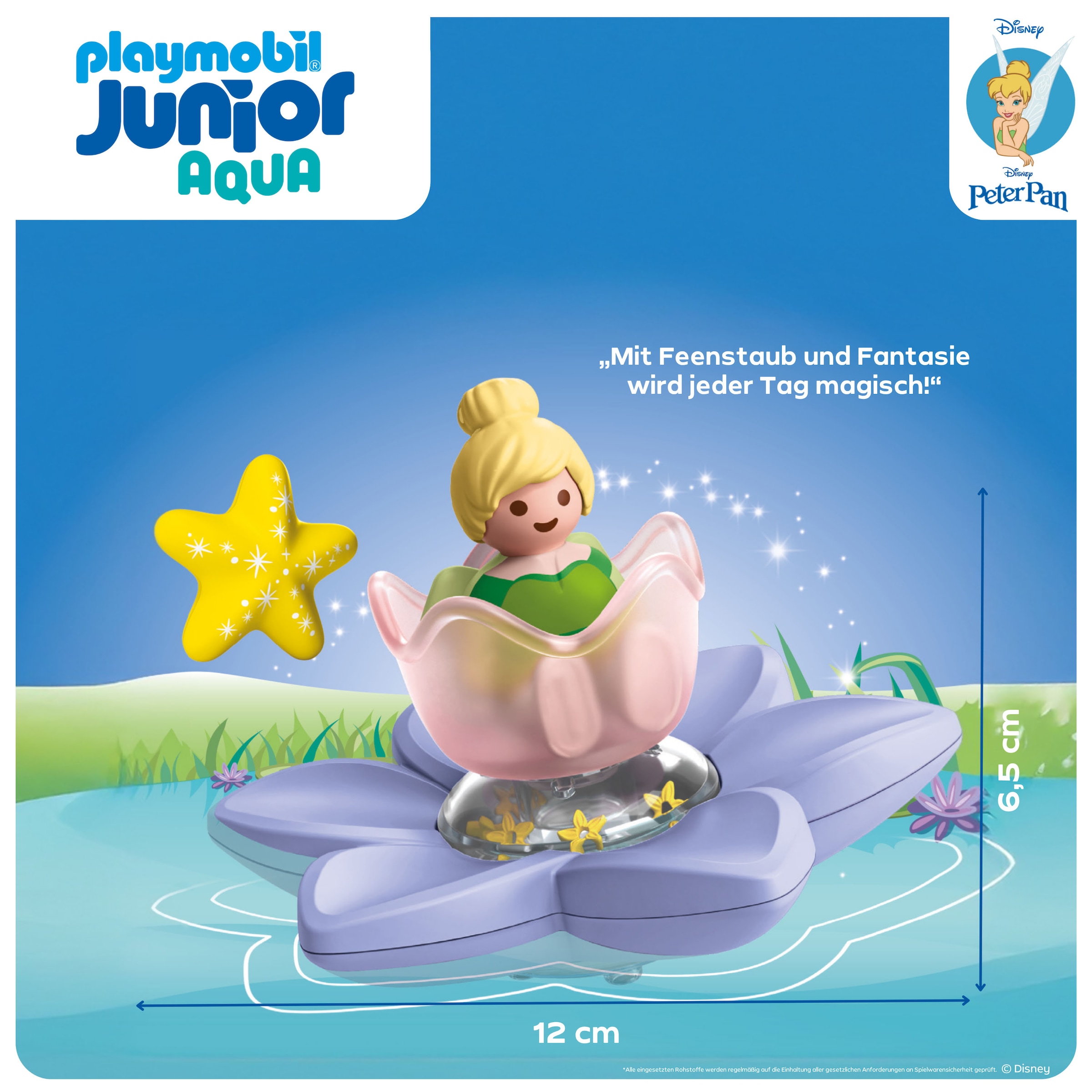Playmobil® Konstruktions-Spielset »Tinkerbells magische Feen-Schwimmblume (71772), JUNIOR & Disney« Made in Europe