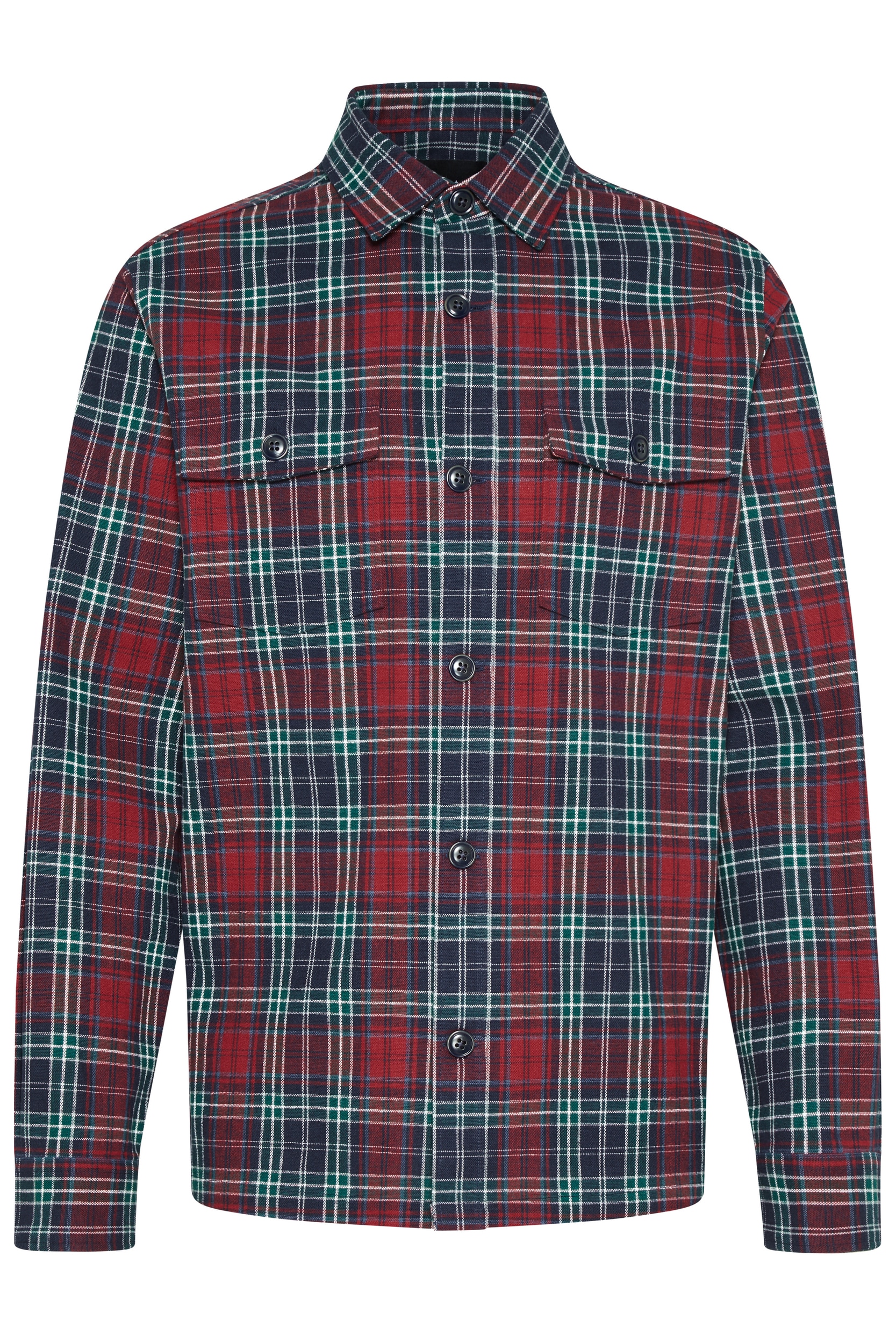 bugatti Langarmhemd »Overshirt«, mit Karomuster