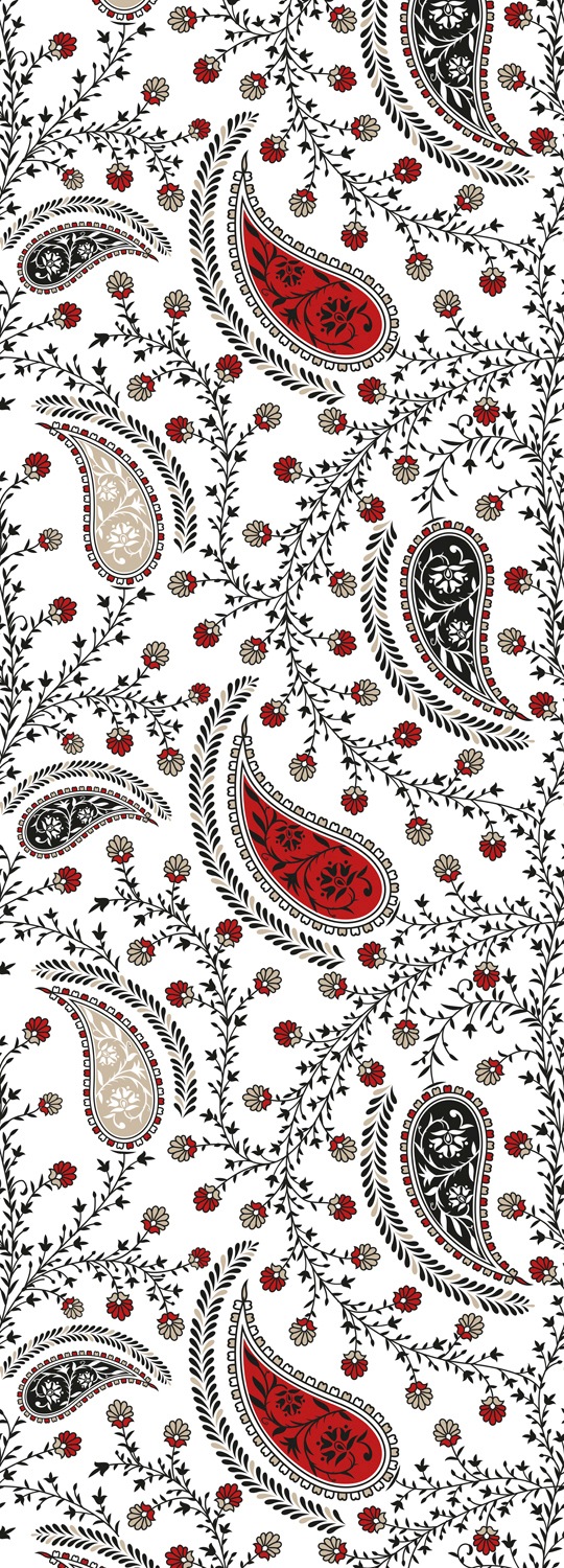 Image of queence Vinyltapete "Melek" Barock Kunst bedruckt glatt 90x250cm, selbstklebend, kinderleichte Anbringung, Sticker