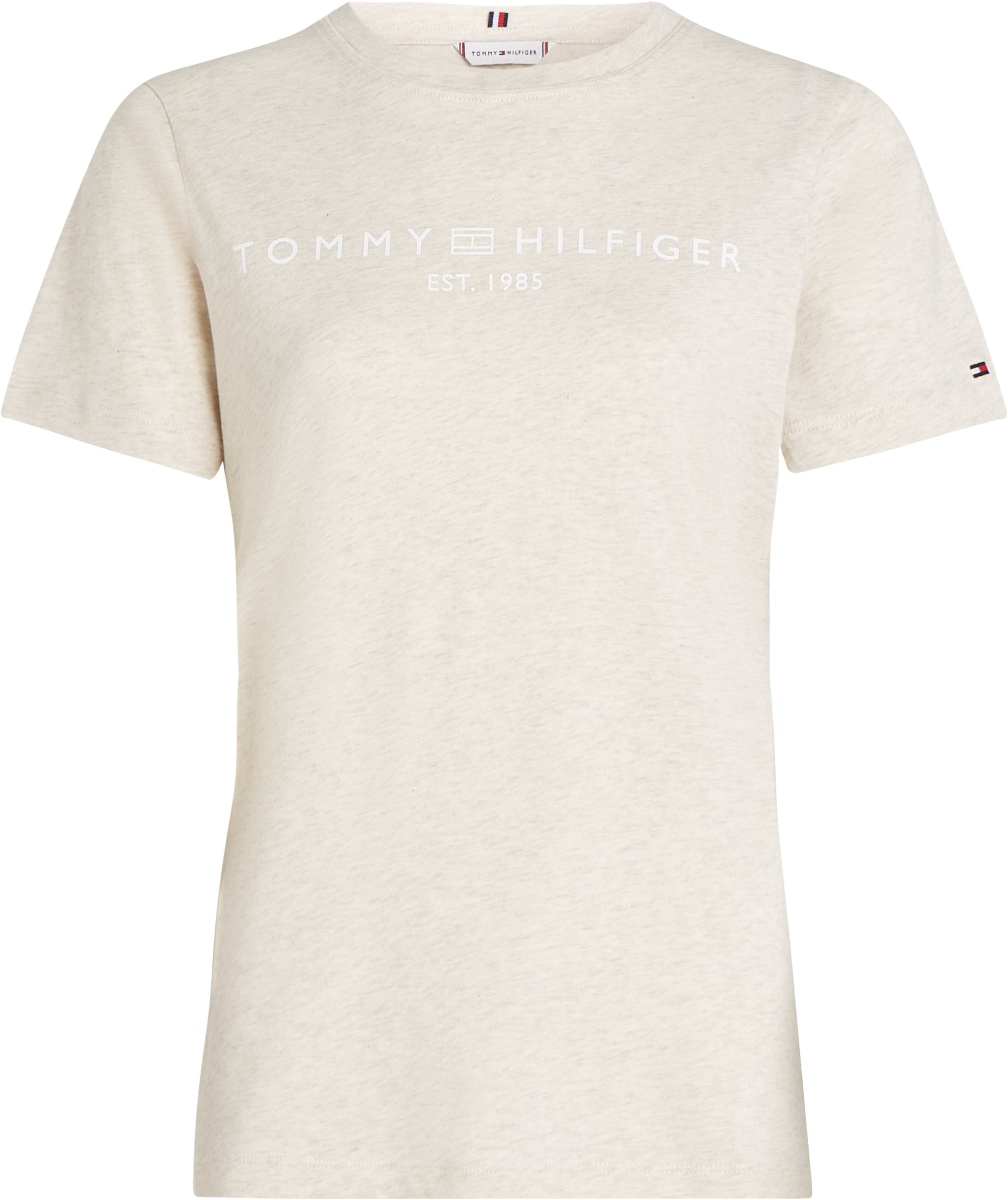 Tommy Hilfiger T-Shirt »REG CORP LOGO C-NK SS«, mit Logoschriftzug