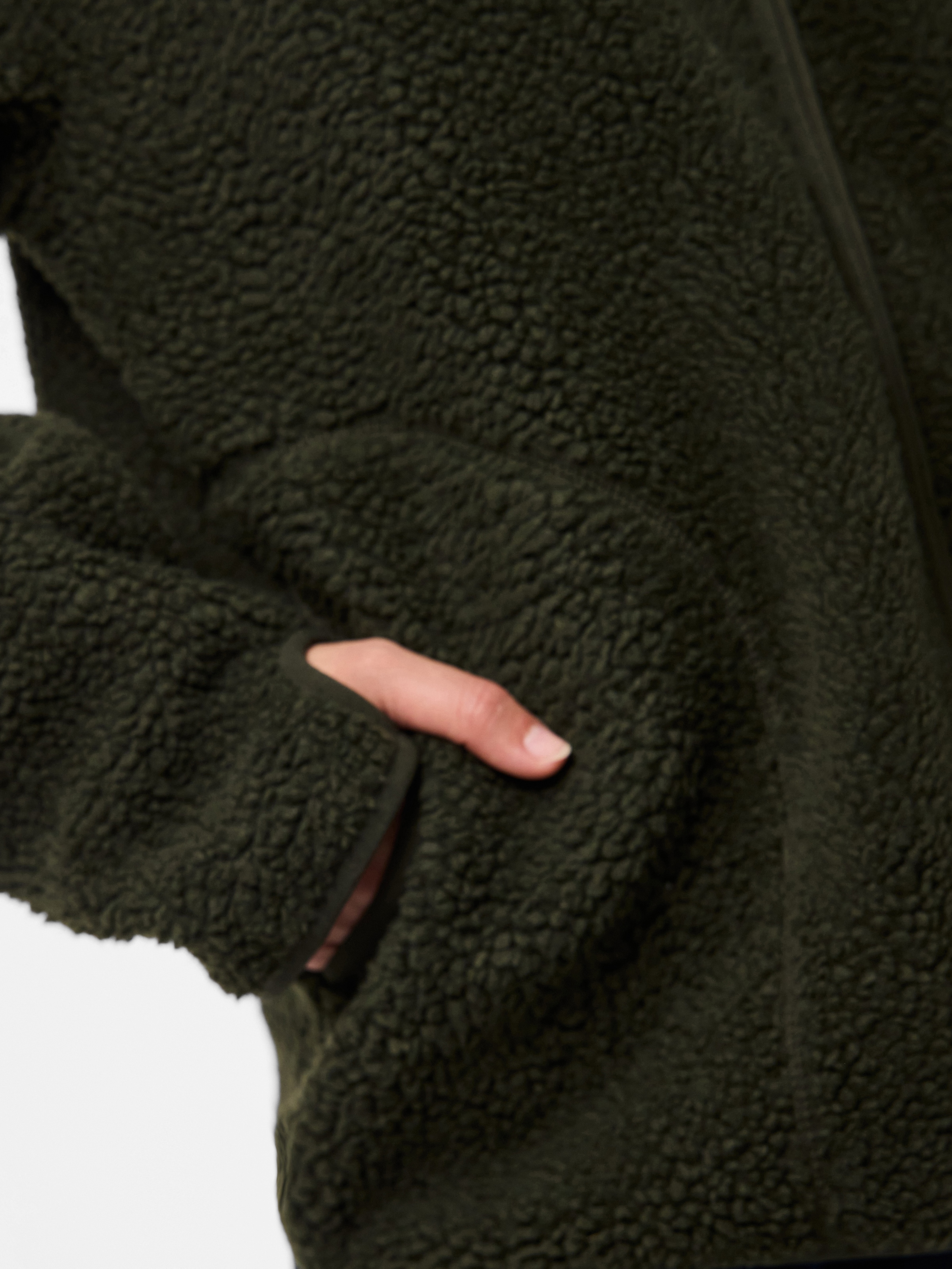 pieces Veste en peluche »PCSADIA LS TEDDY JACKET NOOS BC« fibre synthétique
