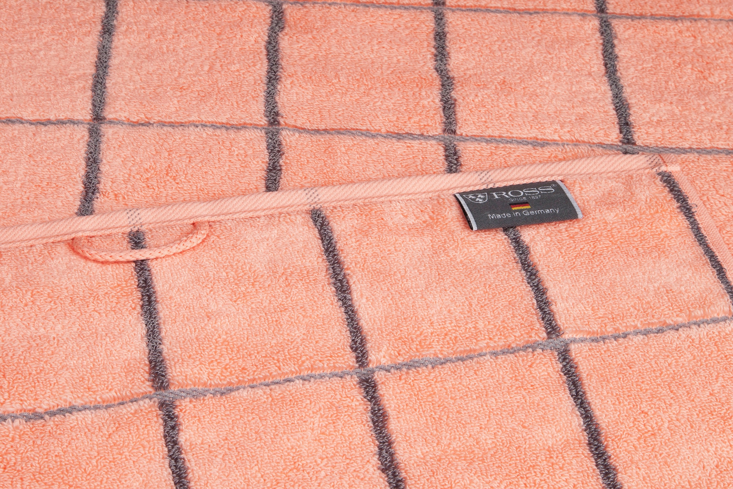 ROSS Drap de douche »Cashmere Überkaro« 100% Baumwolle, kariert, in modischen Karo Farben