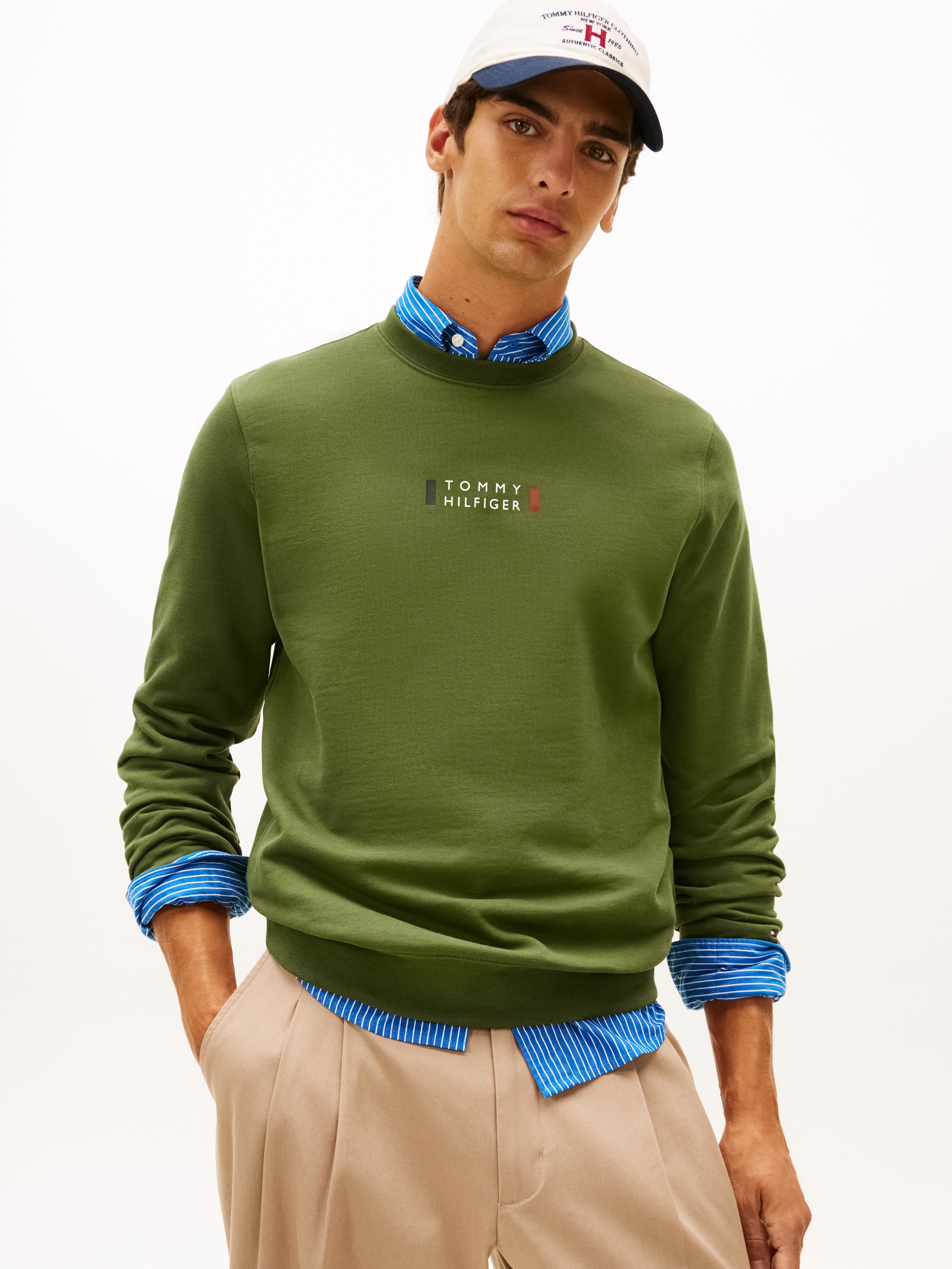Image of Tommy Hilfiger Sweatshirt "BRAND LOVE", regular fit, Rundhals