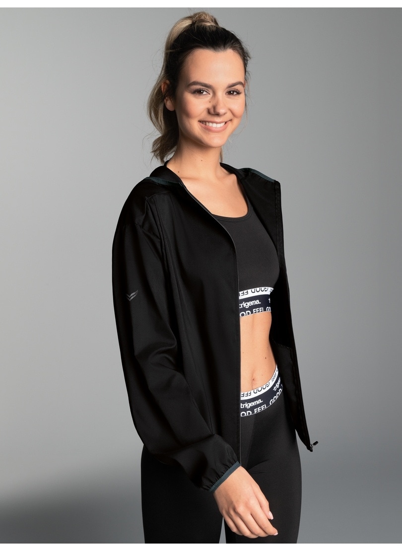 Trigema Sweatjacke »TRIGEMA Dünne Kapuzenjacke mit praktischen Taschen« 1 Stk.