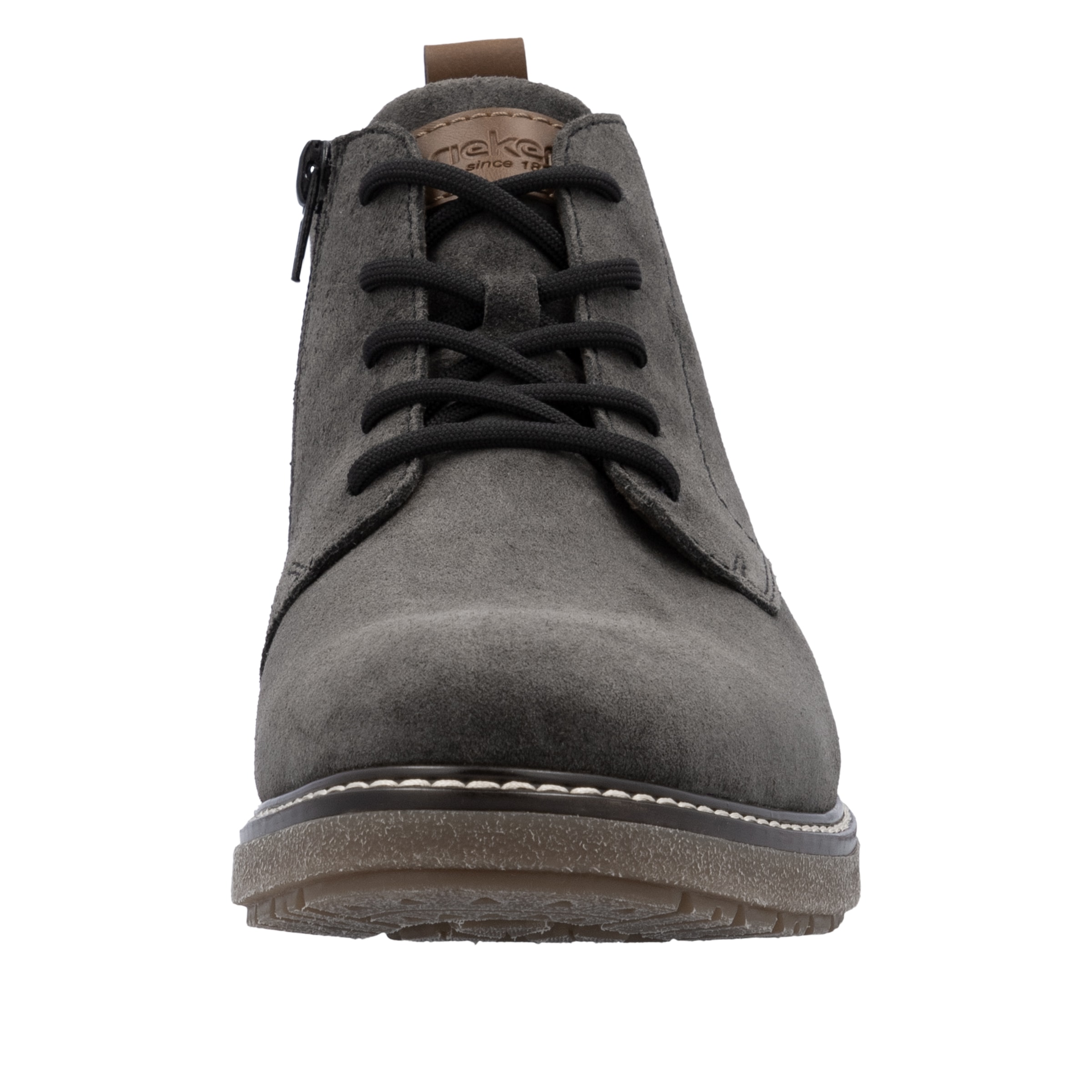 Rieker Schnürstiefelette  Schnürboots, Workerboots, Profilsohle, mit Anziehlasche