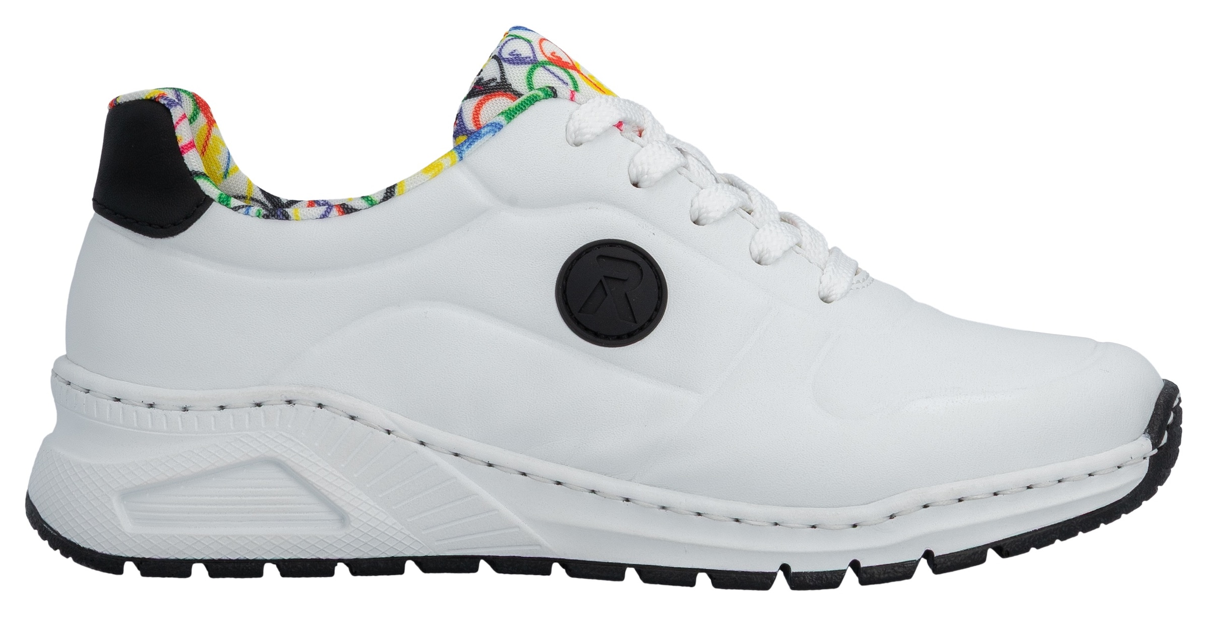 Rieker Sneakers  mit MemoSoft-Innensohle, Freizeitschuh, Halbschuh, Schnürschuh