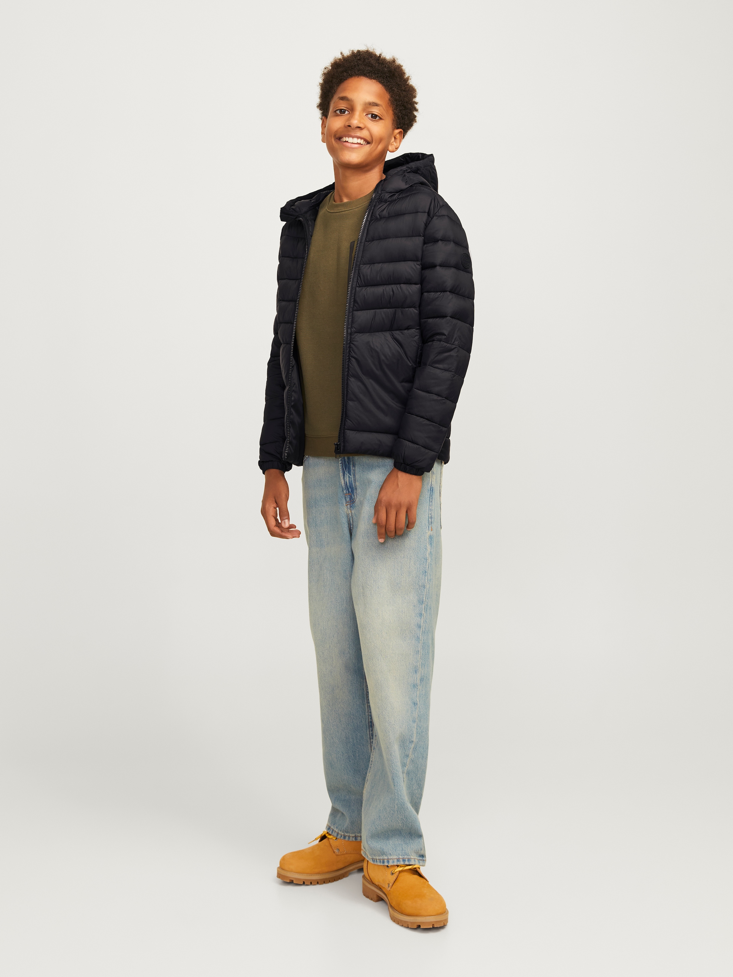 Jack & Jones Junior Steppjacke »JJESPRINT PUFFER HOOD NOOS JNR«, mit Kapuze