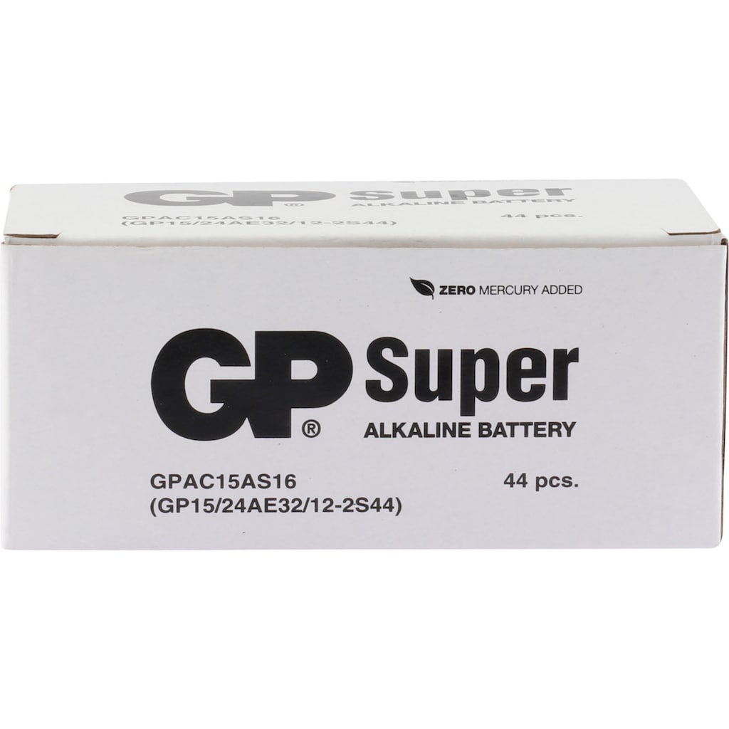 GP Batteries Batterie »44er-Mega Pack GP15A & GP24A«, 1,5 V, (Packung, 44 St.)