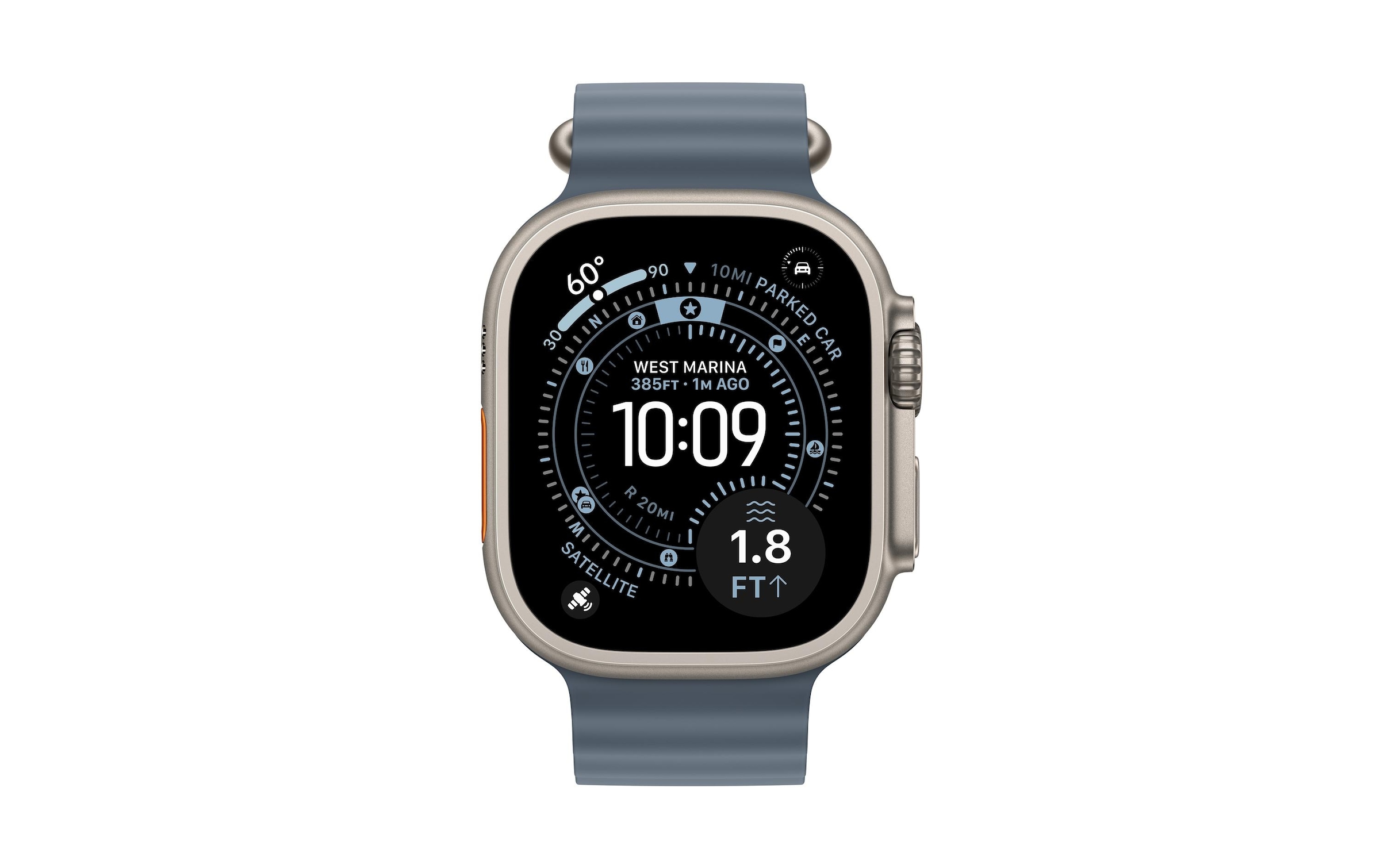 Apple Smartwatch »Watch Ultra 3 Titanium« Watch OS