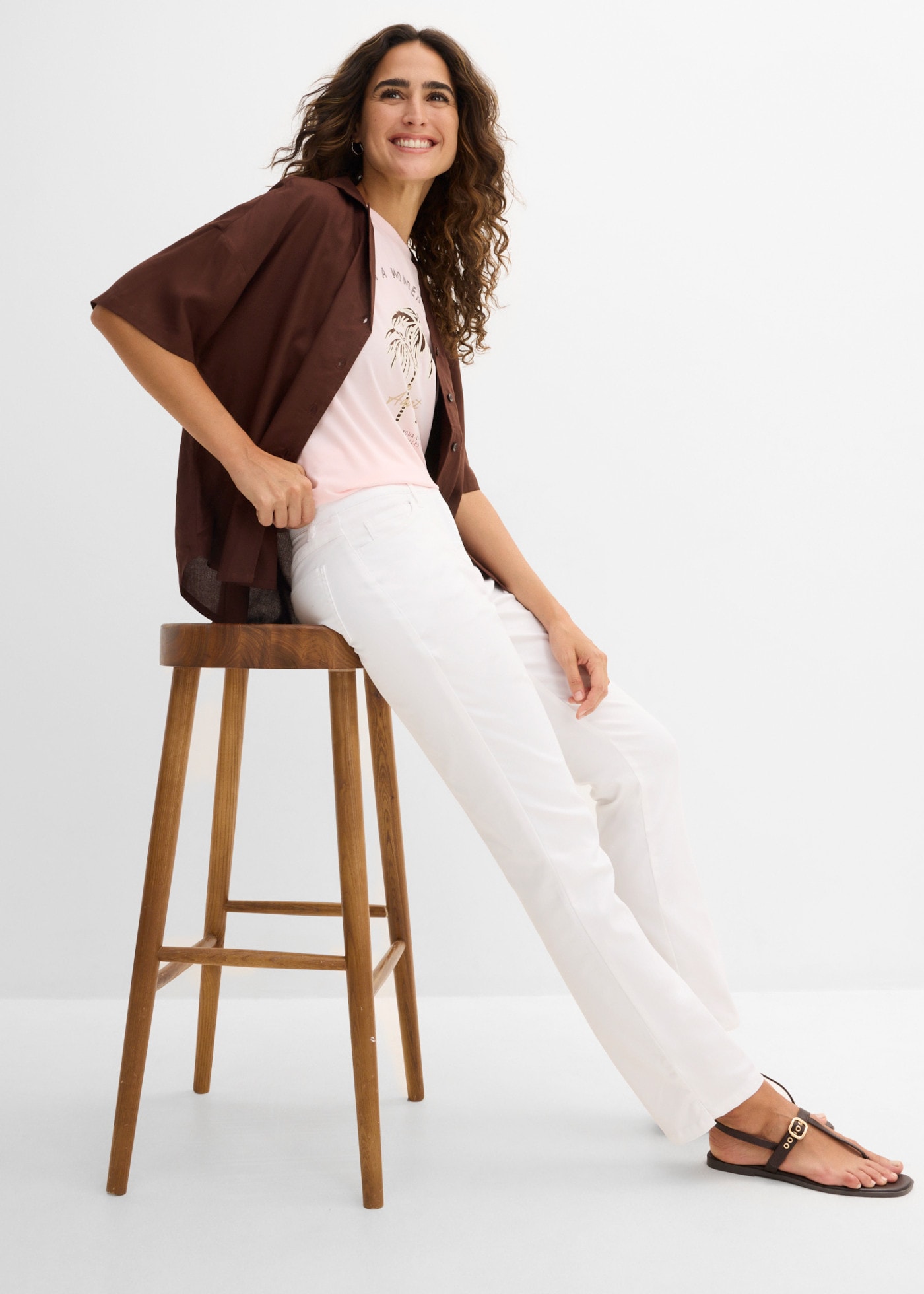 bonprix Stretch-Hose  in elastischer Super-Stretch-Qualität, Slim Fit Passform