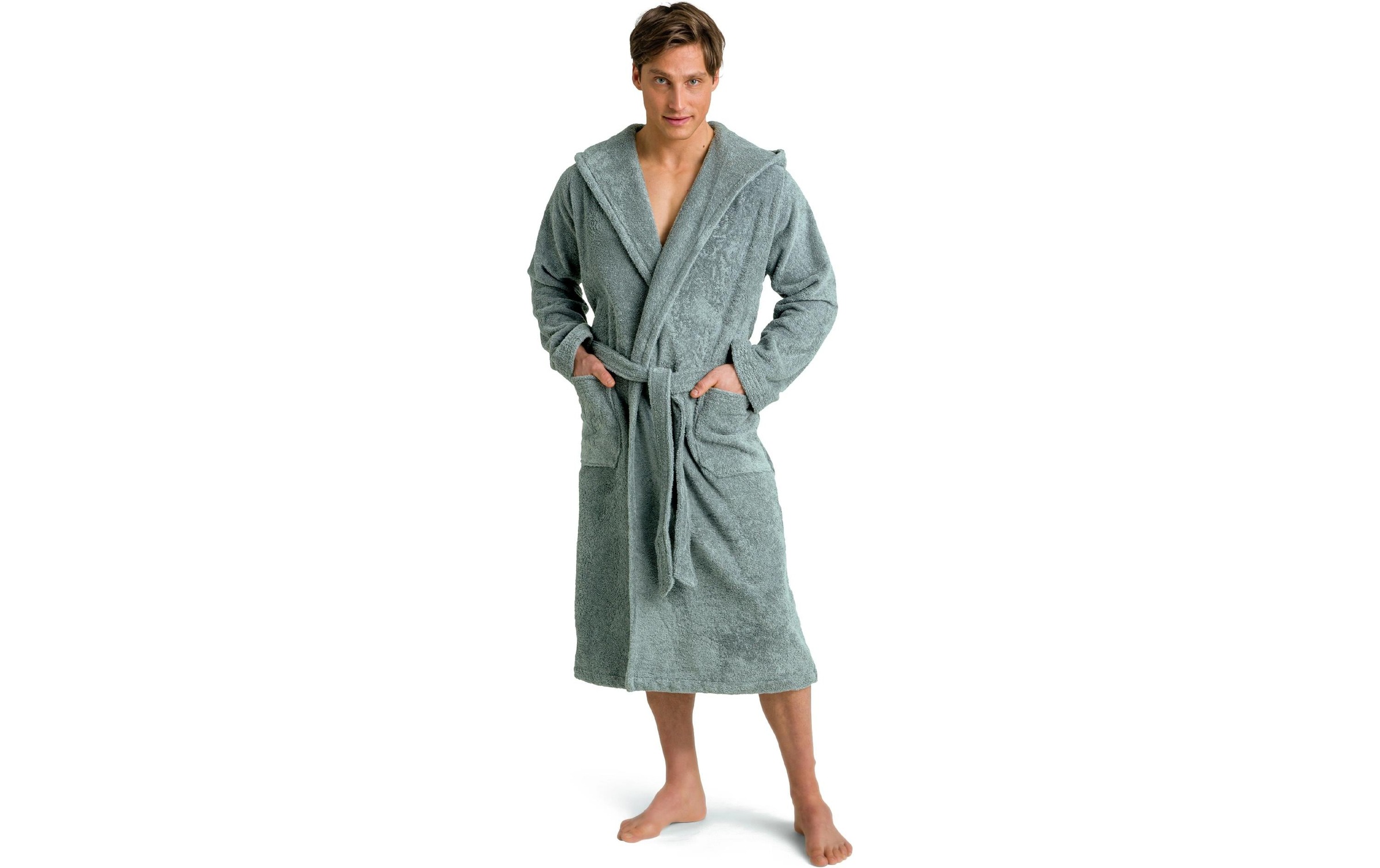 Möve Unisex-Bademantel »Superwuschel Kapuze, ideal für Sauna & Spa, Hotelbademantel« 1 Stk. in Uni