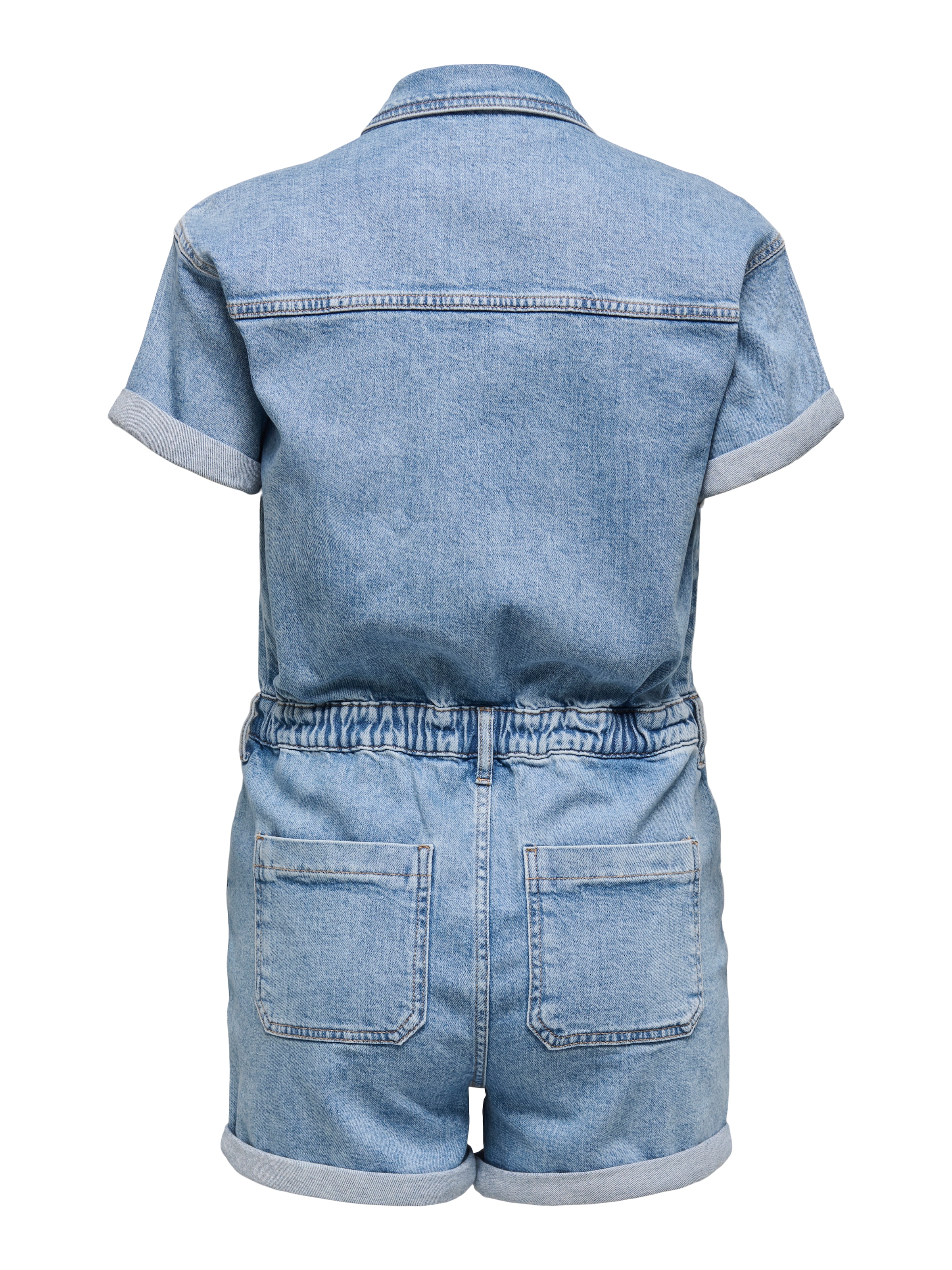 ONLY Combinaison à jouer »ONLCASTEL S/S DNM PLAYSUIT AZG NOOS« Baumwollmischung, Denim, regular fit
