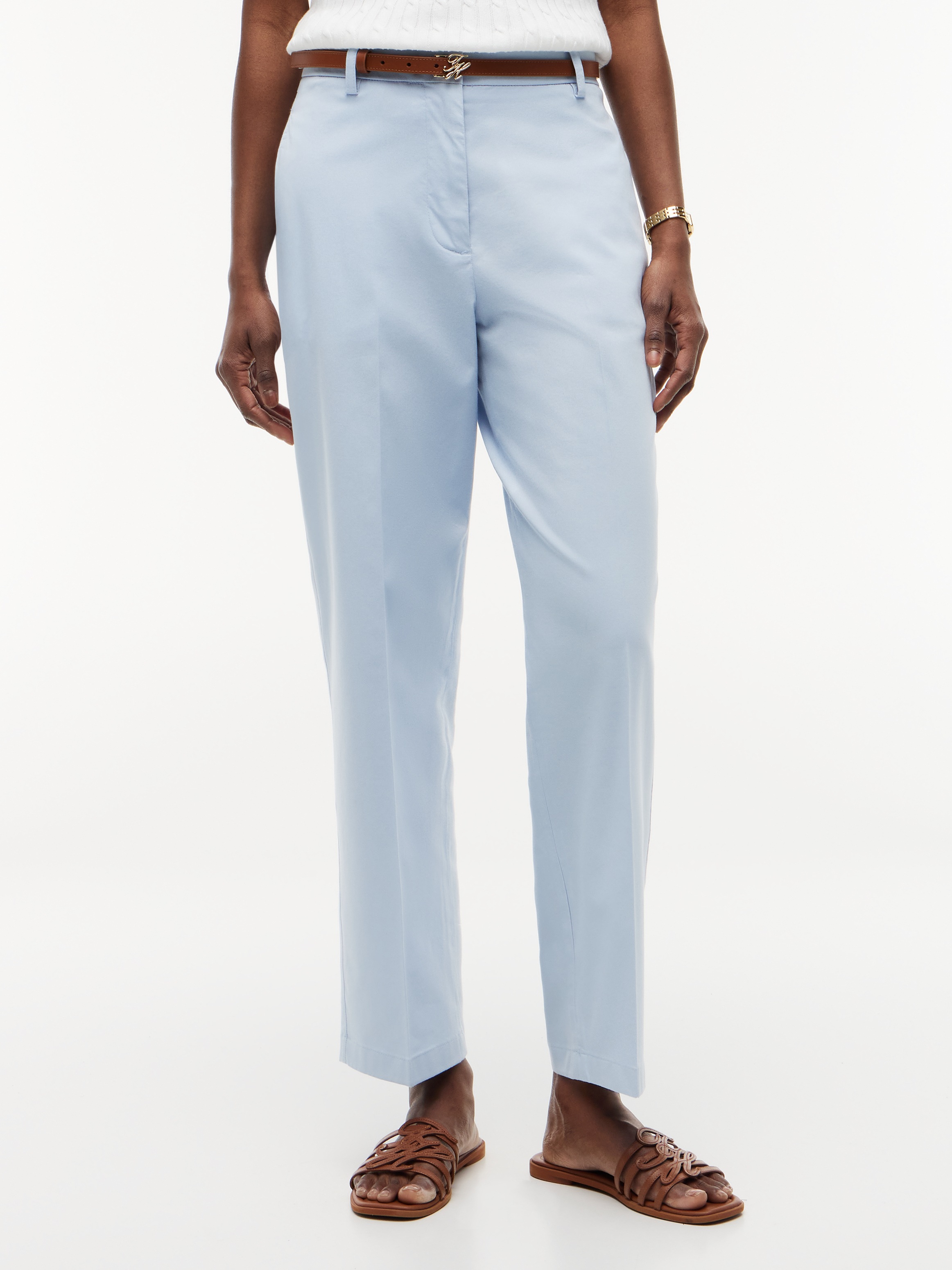 Image of Tommy Hilfiger Chinohose "COTTON SLIM STRAIGHT CHINO" Baumwollmischung, straight fit