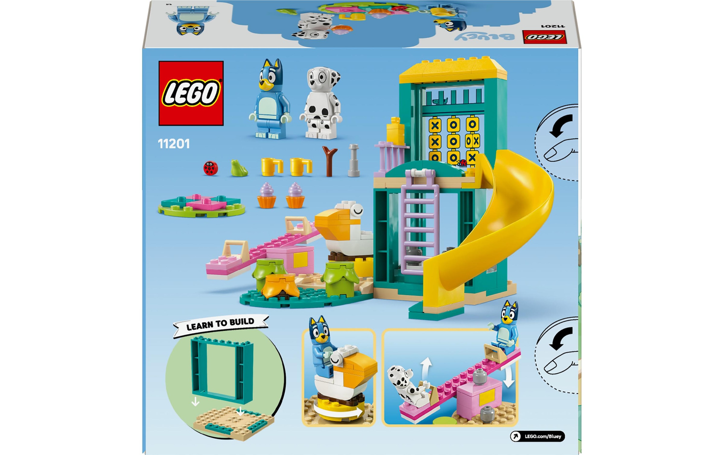 LEGO® Spielbausteine »LEGO® Bluey und Chloe auf dem Spielplatz 11201«