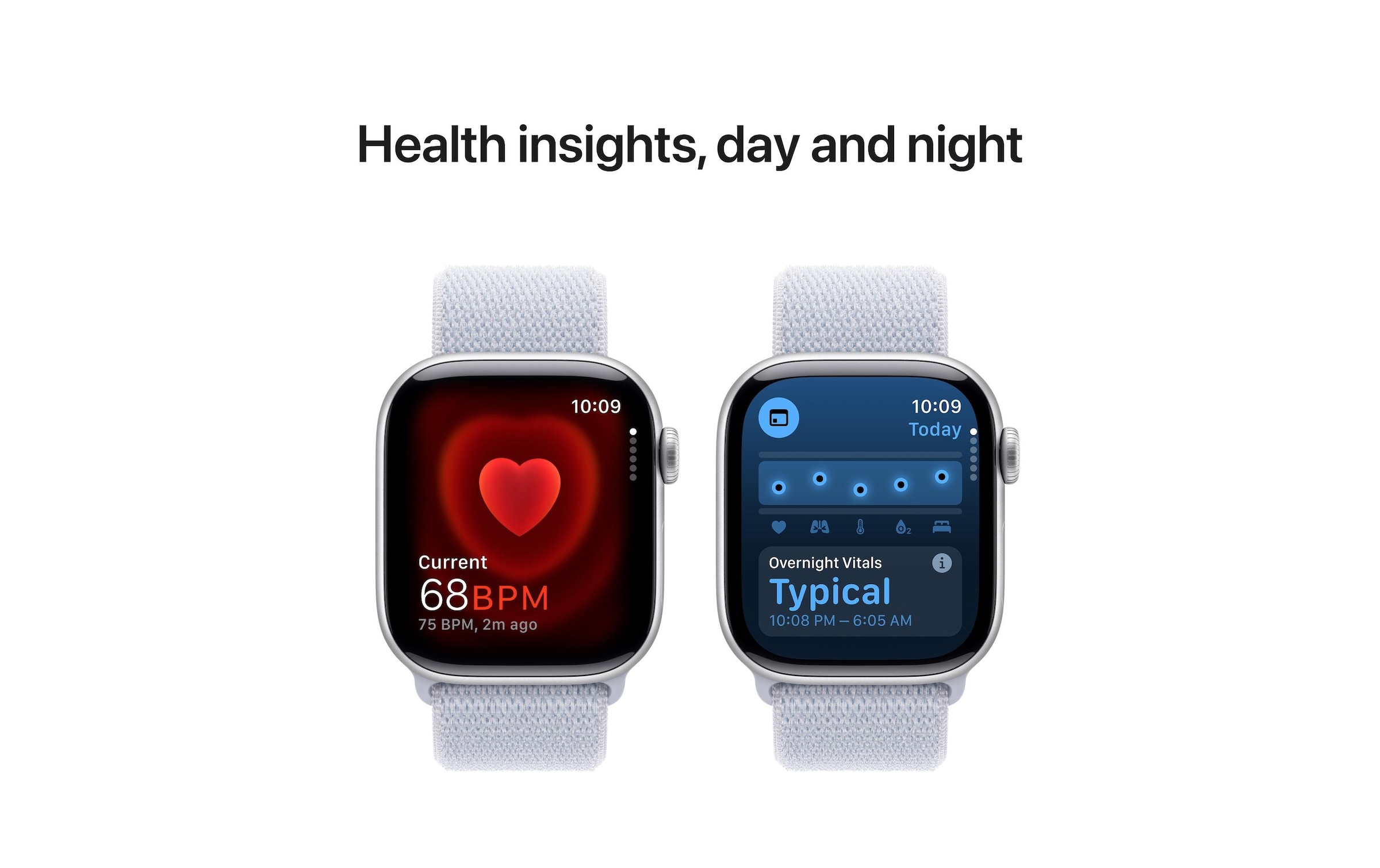 Apple Watch Series 10 Aluminium, 42 mm, GPS, Sport Loop, Silberfarben